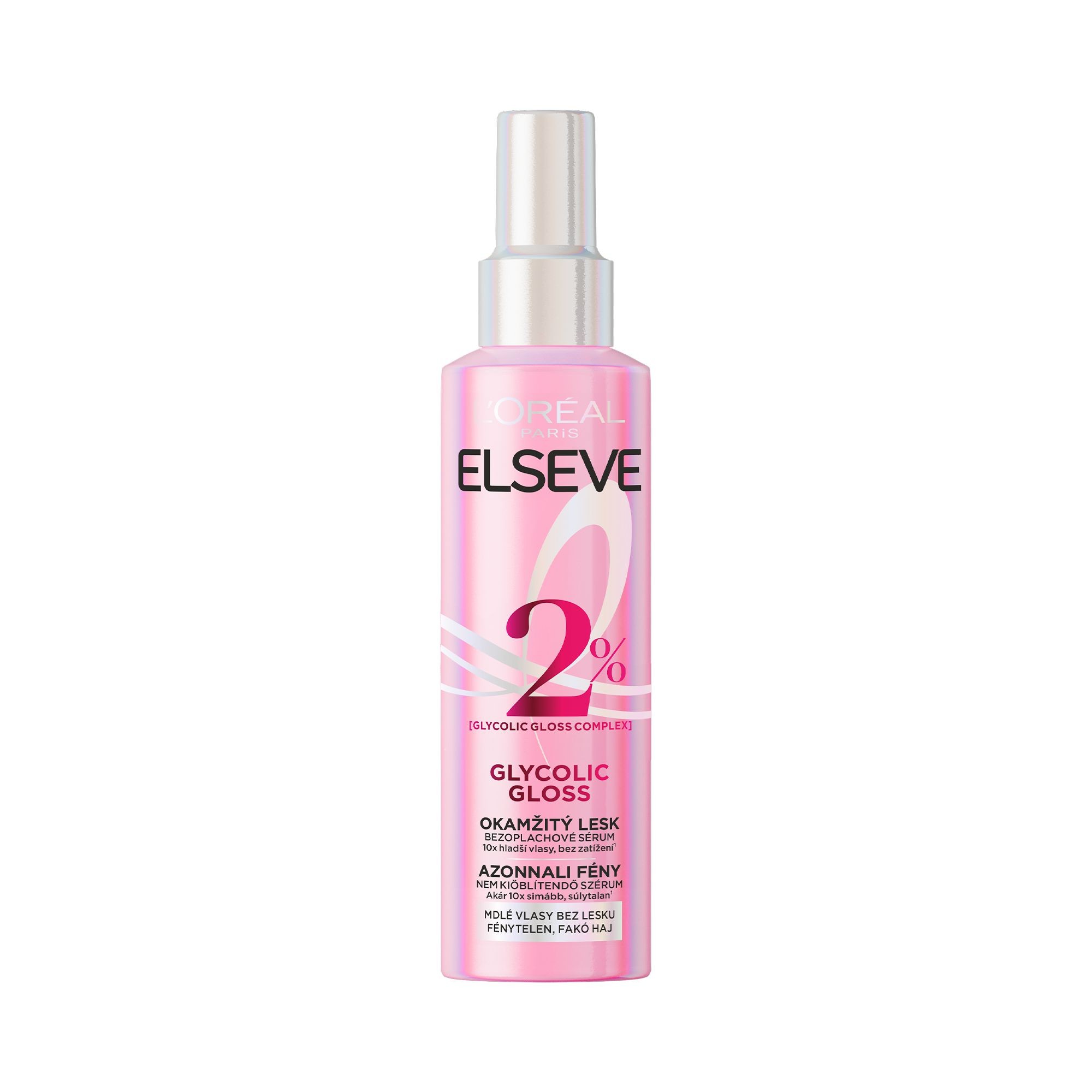 Drogerie a kosmetika - L'Oréal Paris Elseve Glycolic Gloss Core péče ve spreji 150 ml