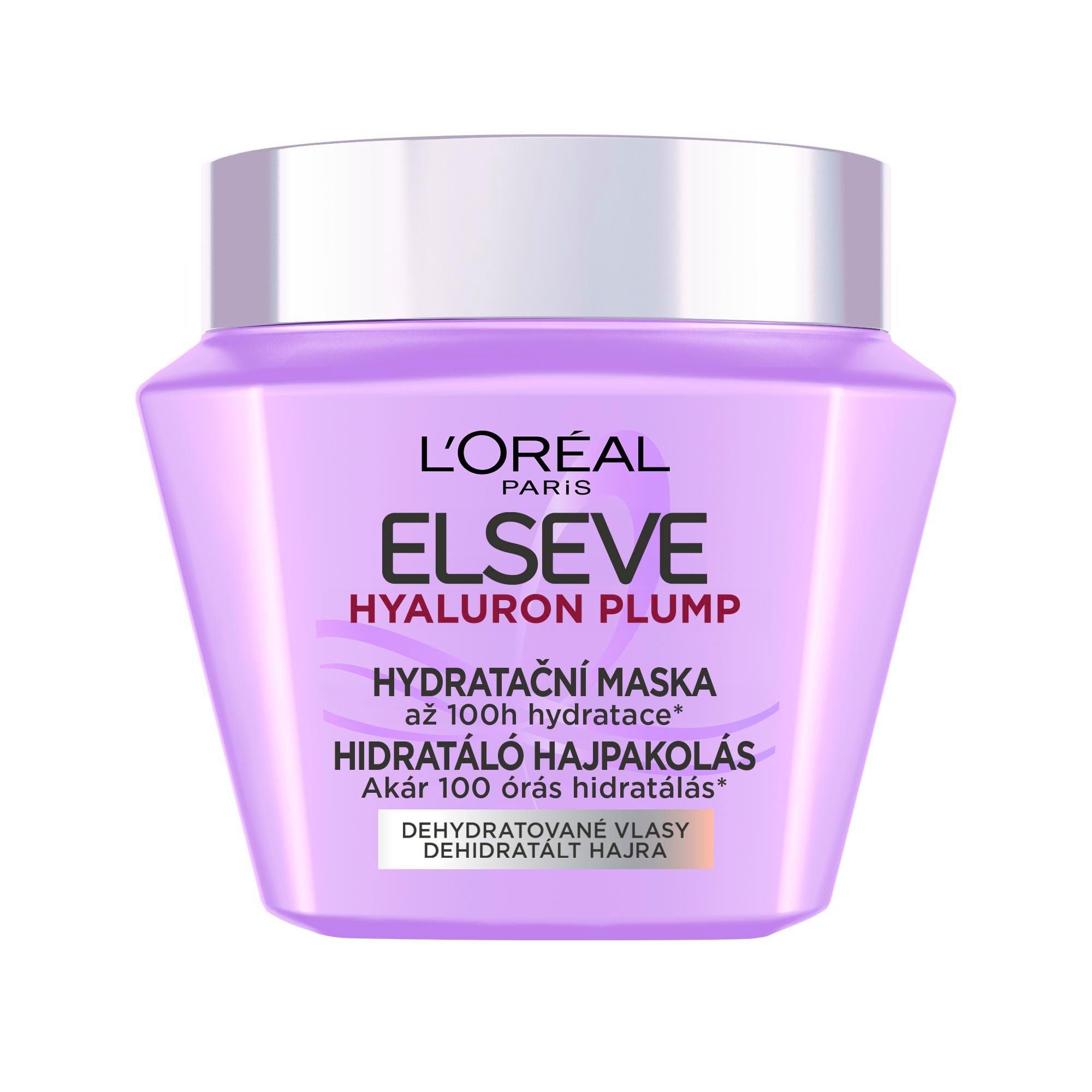 Drogerie a kosmetika - L'Oréal Paris Elseve Hyaluron Plump 72 H Hydratační maska s kyselinou hyaluronovou 300 ml