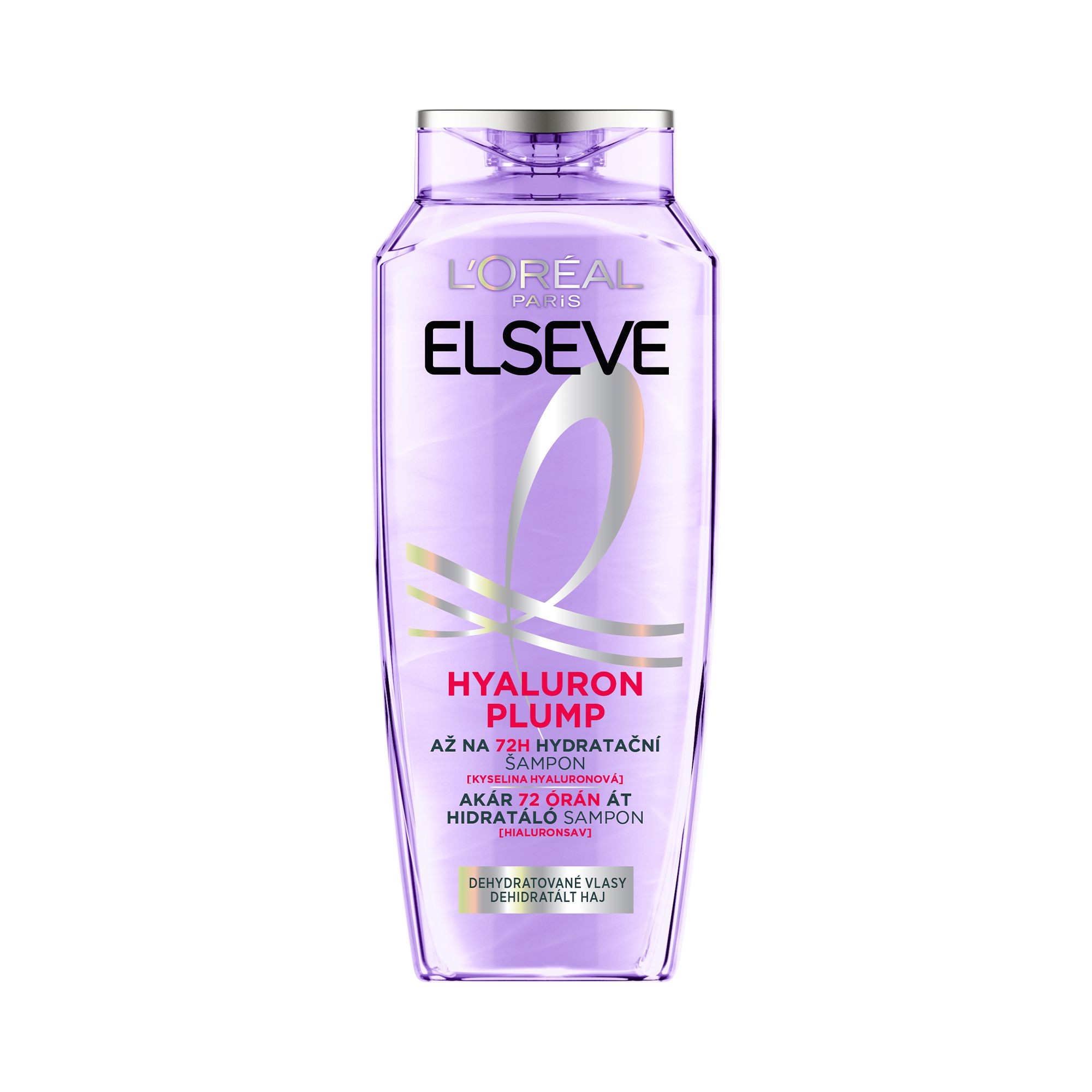 Drogerie a kosmetika - L'Oréal Paris Elseve Hyaluron Plump 72 H Hydratační šampon s kyselinou hyaluronovou 400 ml