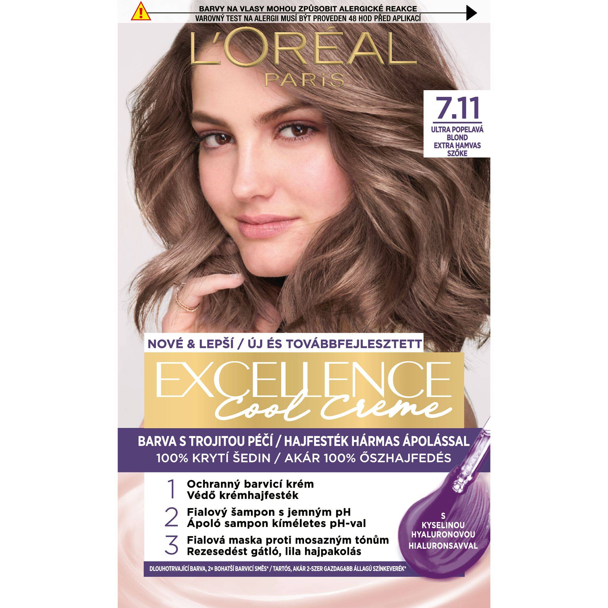 Drogerie a kosmetika - L'Oréal Paris Excellence Cool 7.11