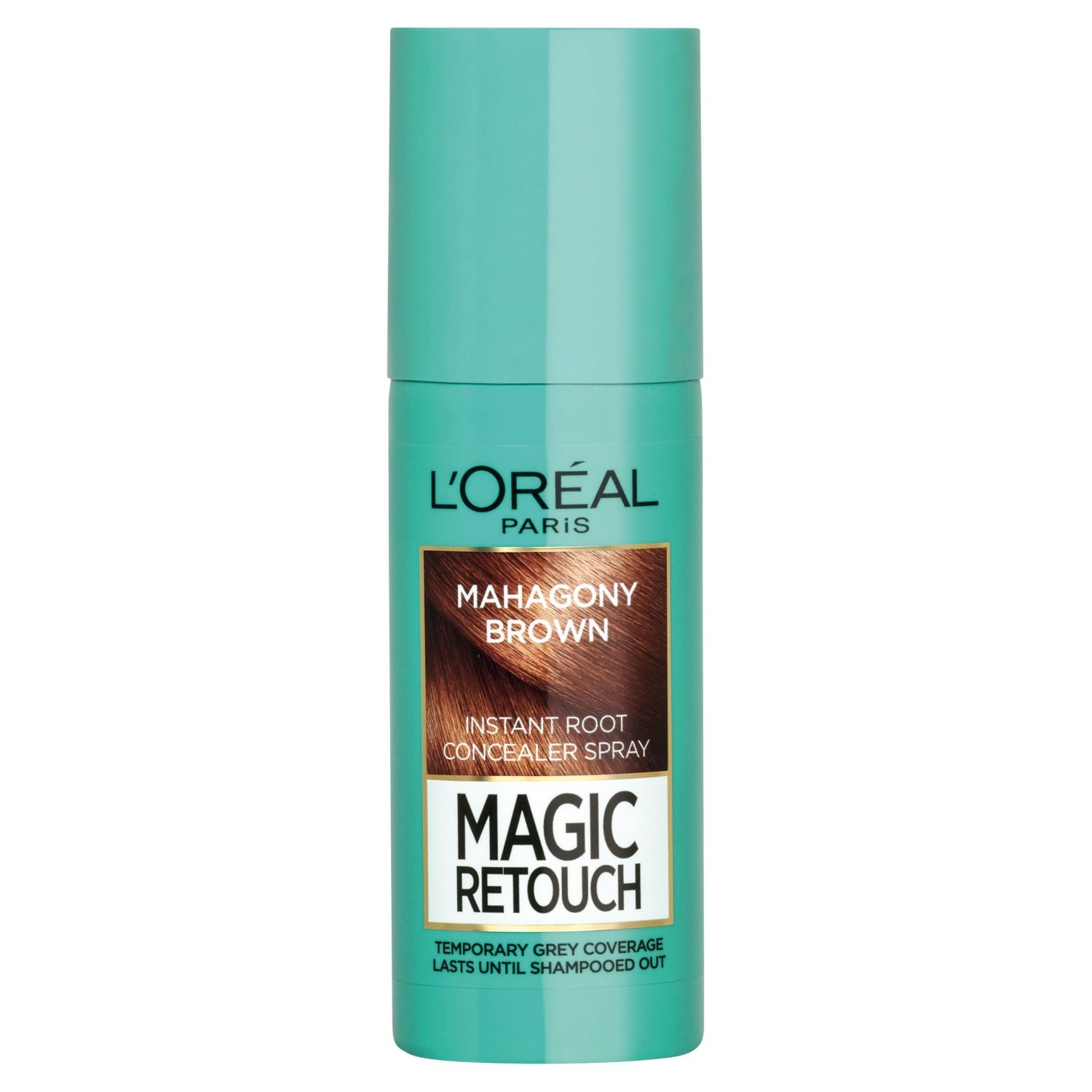 Drogerie a kosmetika - L'Oréal Paris Magic Retouch sprej pro okamžité zakrytí odrostů pro mahagonové odstíny 75 ml