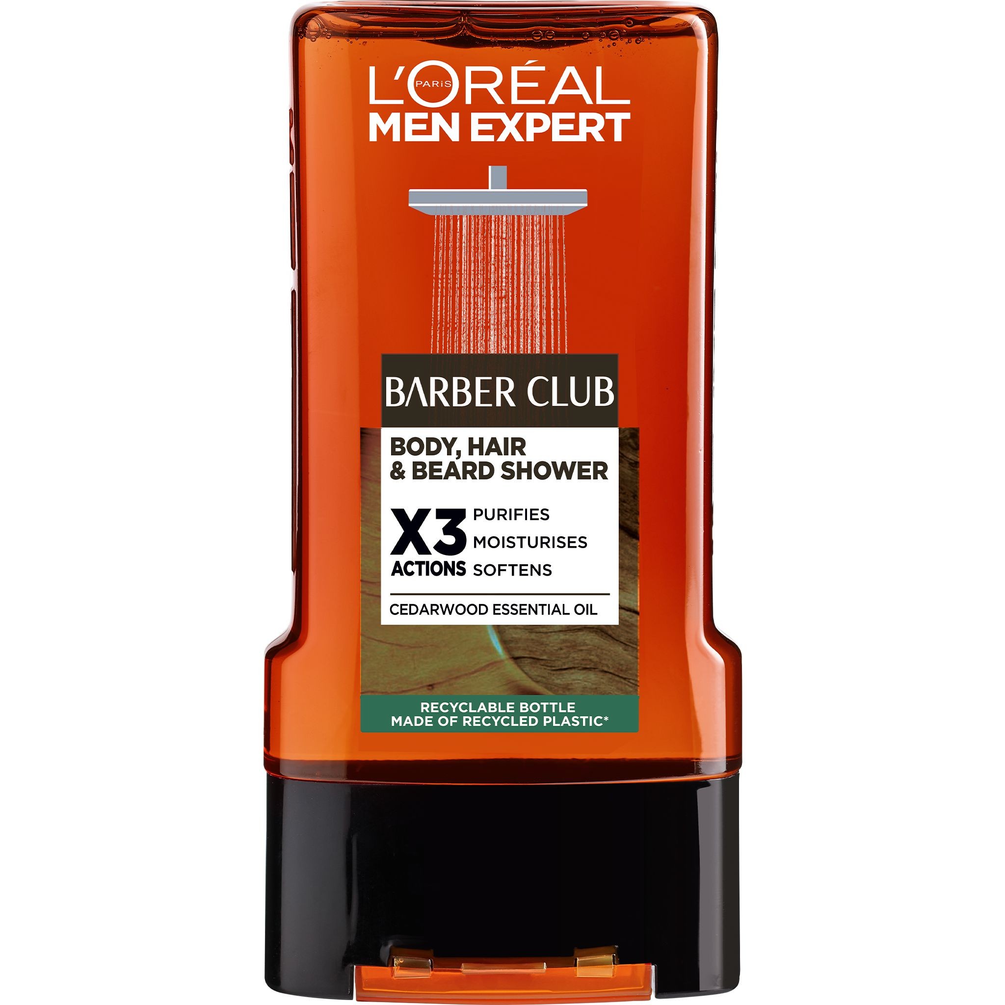L'Oréal Paris Men Expert Barber Club sprchový gel na tělo, vlasy a vousy, 300 ml-0
