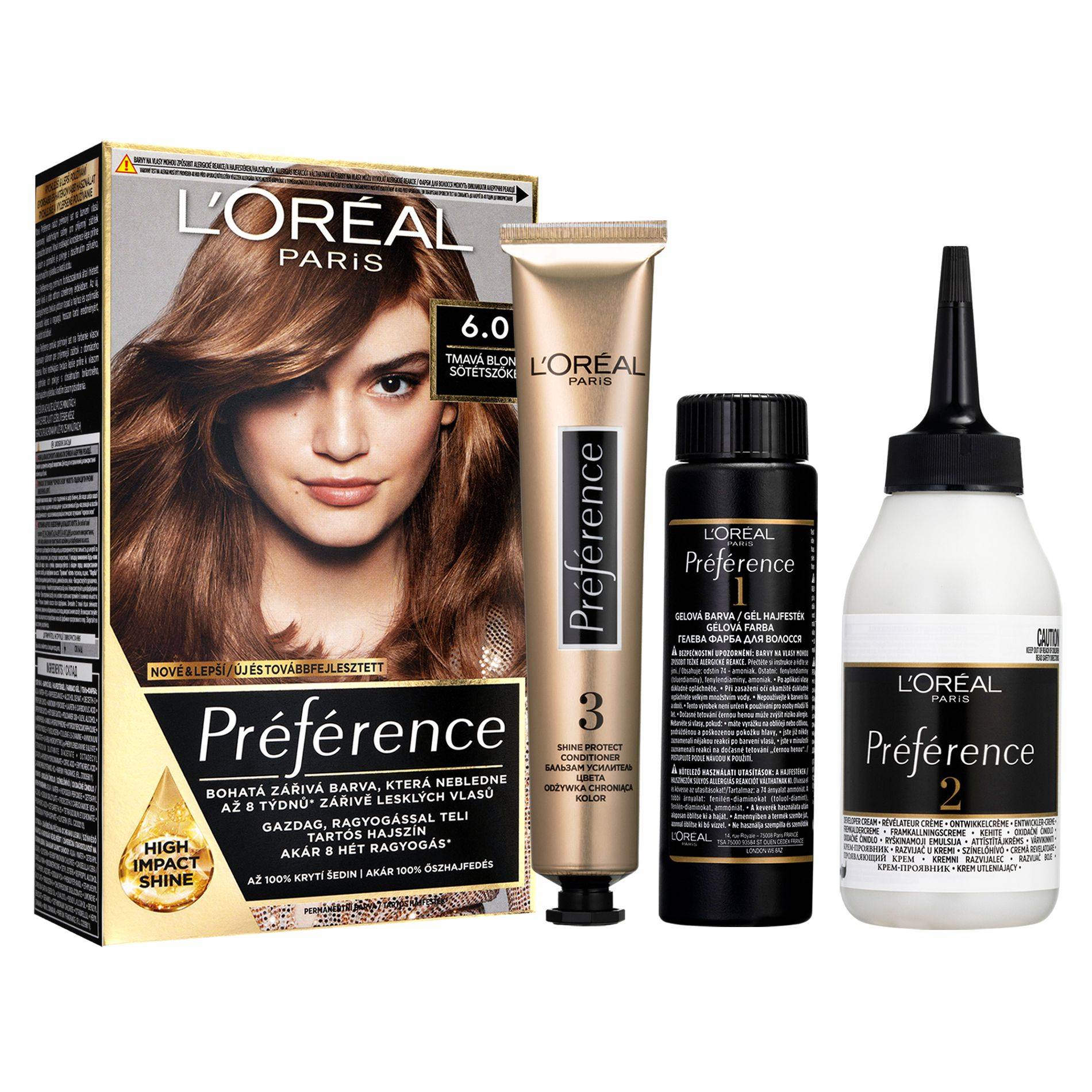 Drogerie a kosmetika - L'Oréal Paris Preference 6 dark blonde