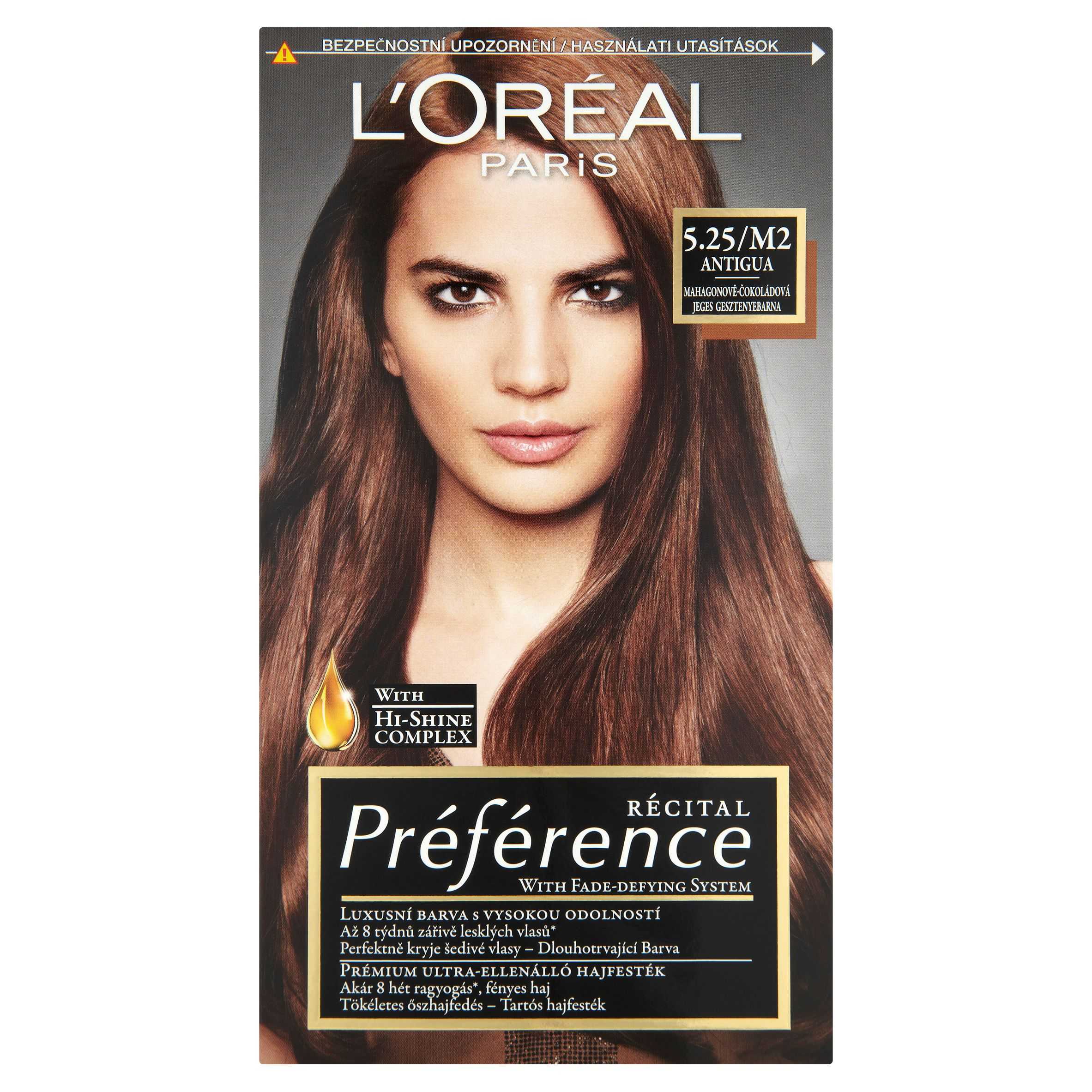 Drogerie a kosmetika - L'Oréal Paris Récital Préférence Antigua mahagonově-čokoládová 5.25/M2 174 ml