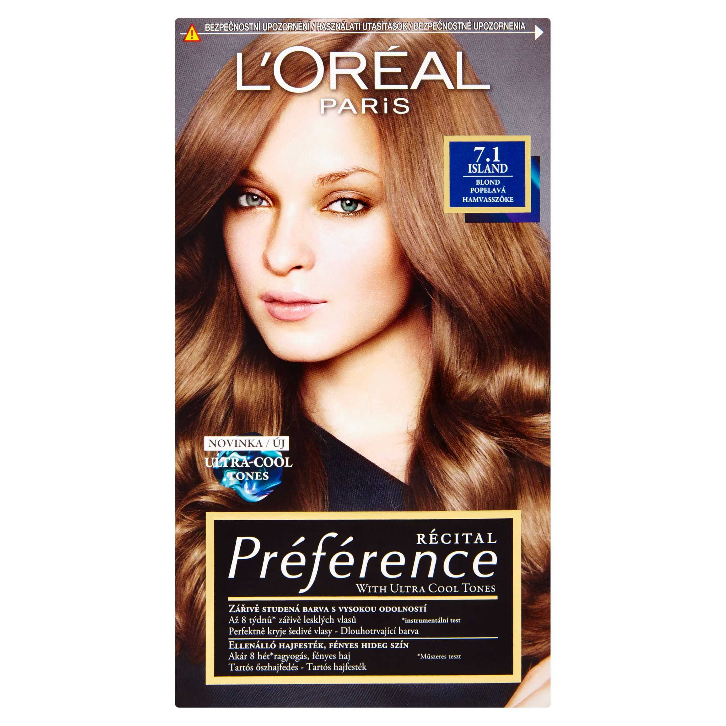 Drogerie a kosmetika - L'Oréal Paris Récital Préférence Island blond popelavá 7.1