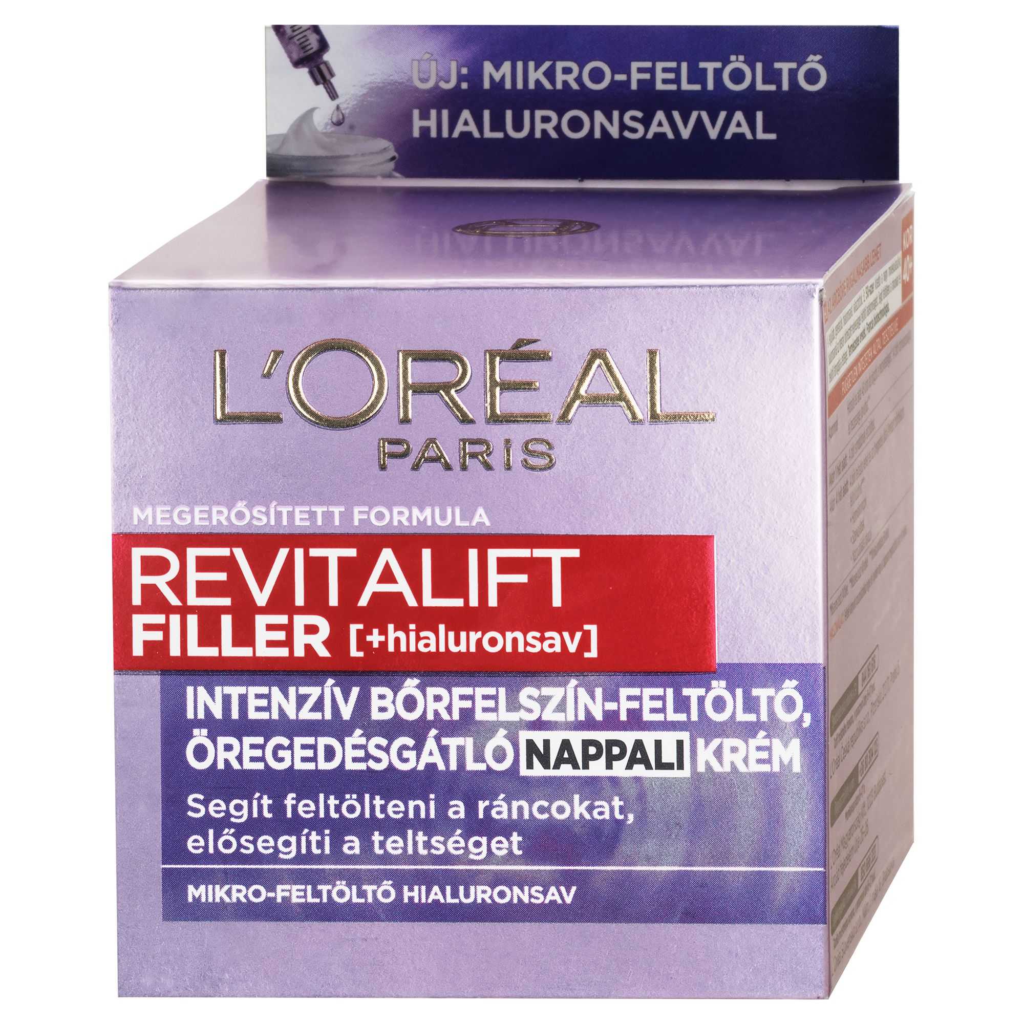 Drogerie a kosmetika - L'Oréal Paris Revitalift Filler denní krém 50ml
