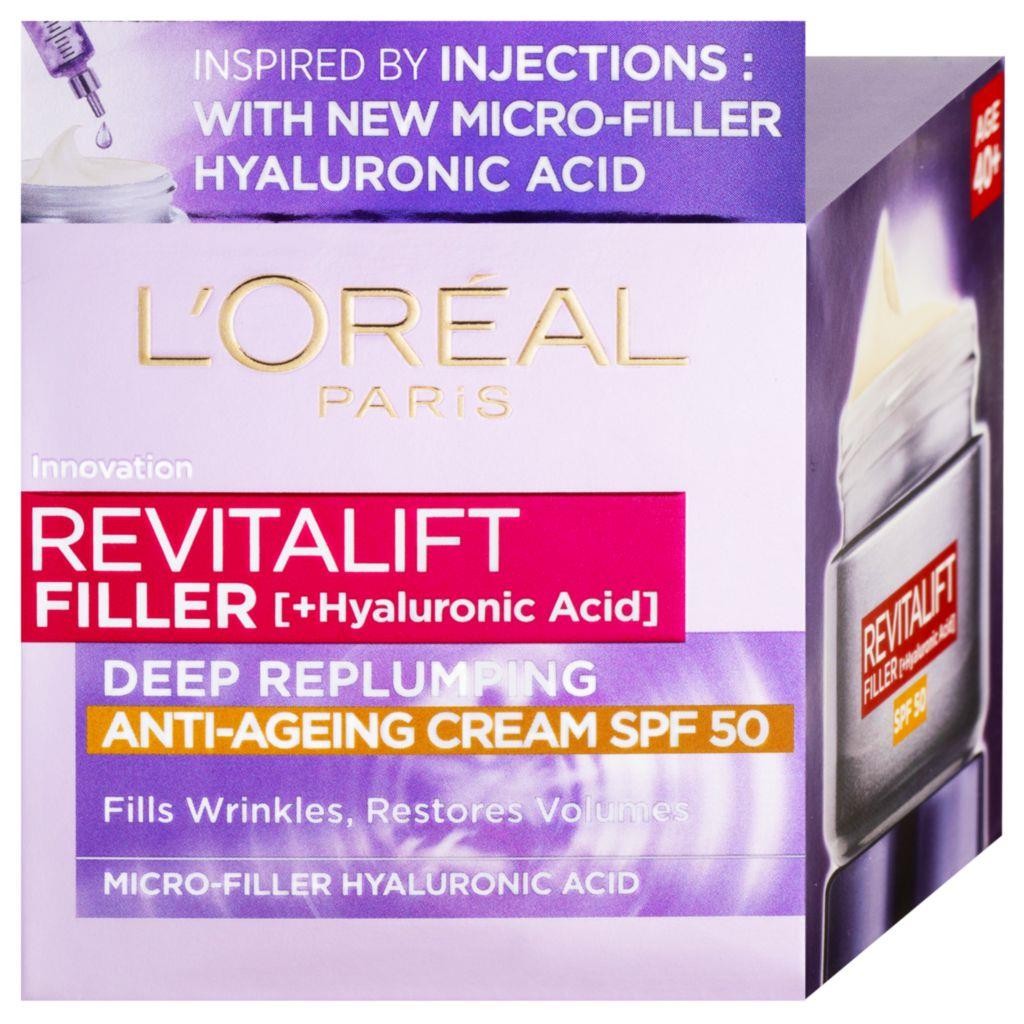 Drogerie a kosmetika - L'Oréal Paris Revitalift Filler SPF denní krém 50 ml