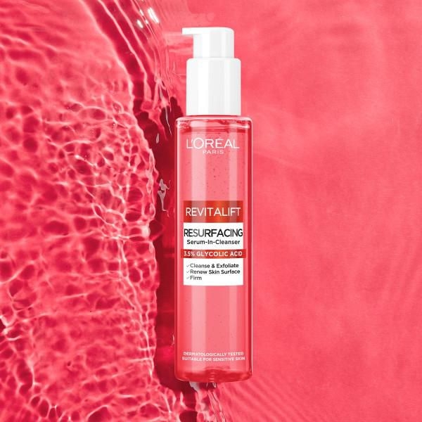 Drogerie a kosmetika - L´Oréal Paris Revitalift Glycolic Exfoliační čistící gel s 3,5 % kyseliny glykolové 150 ml