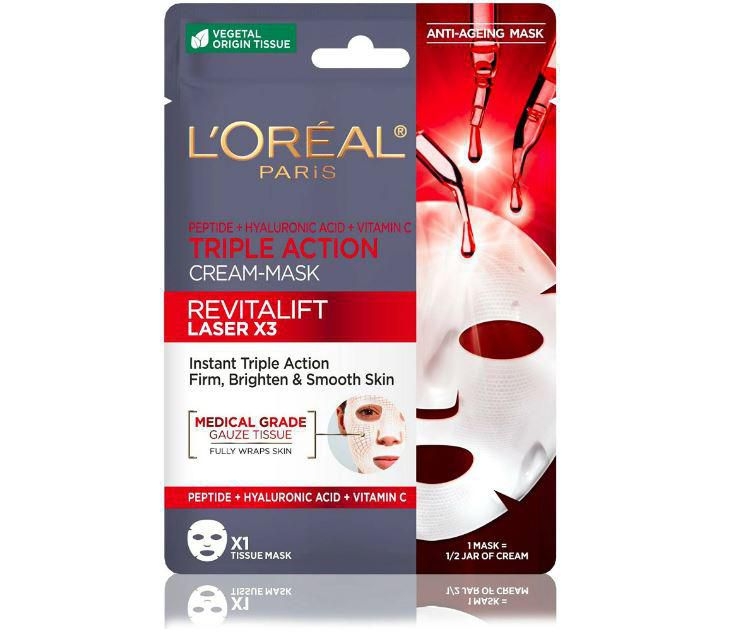 Drogerie a kosmetika - L'Oréal Paris Revitalift Laser Textilní maska