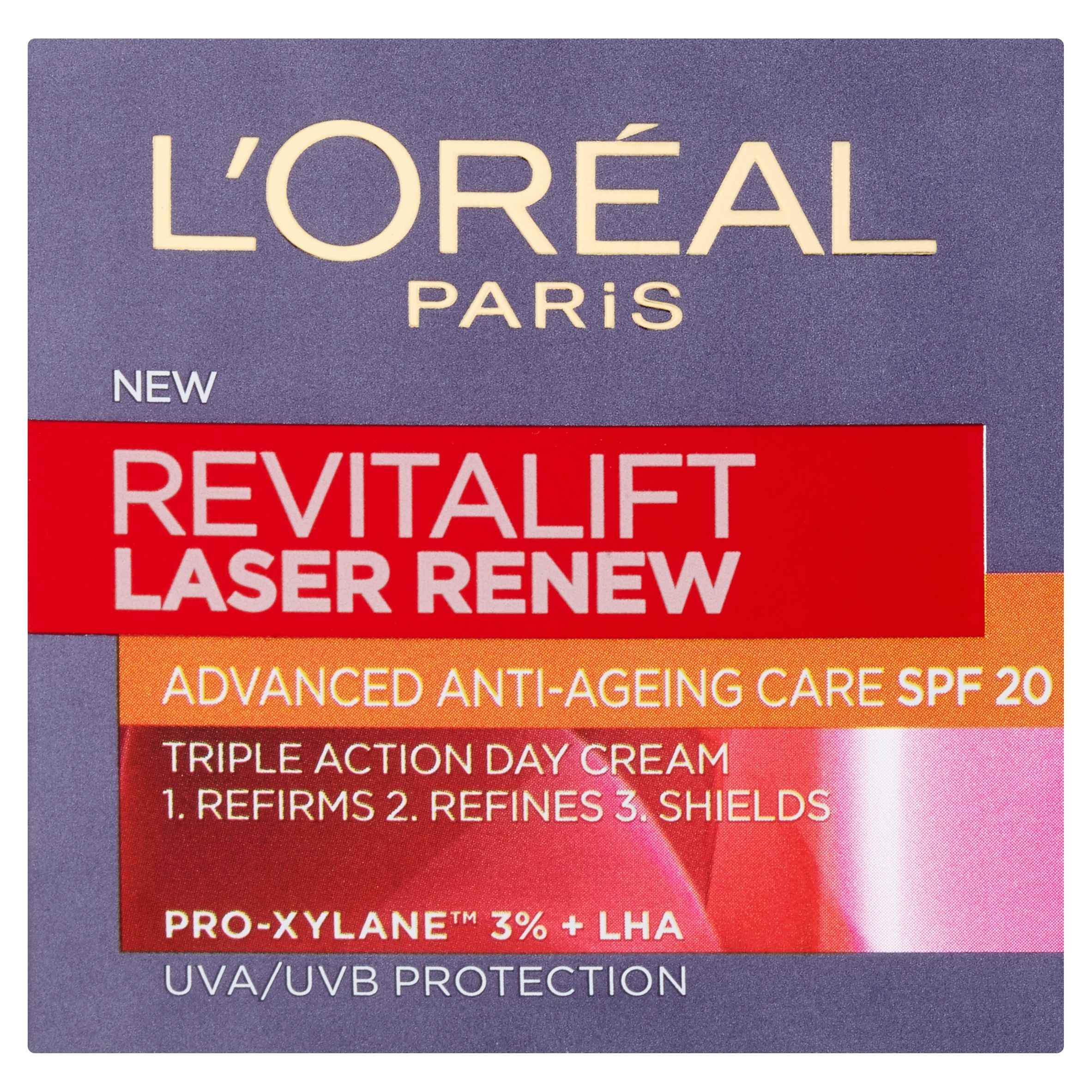 Drogerie a kosmetika - L'Oréal Paris Revitalift LaserX3 denní krém SPF 20  50ml