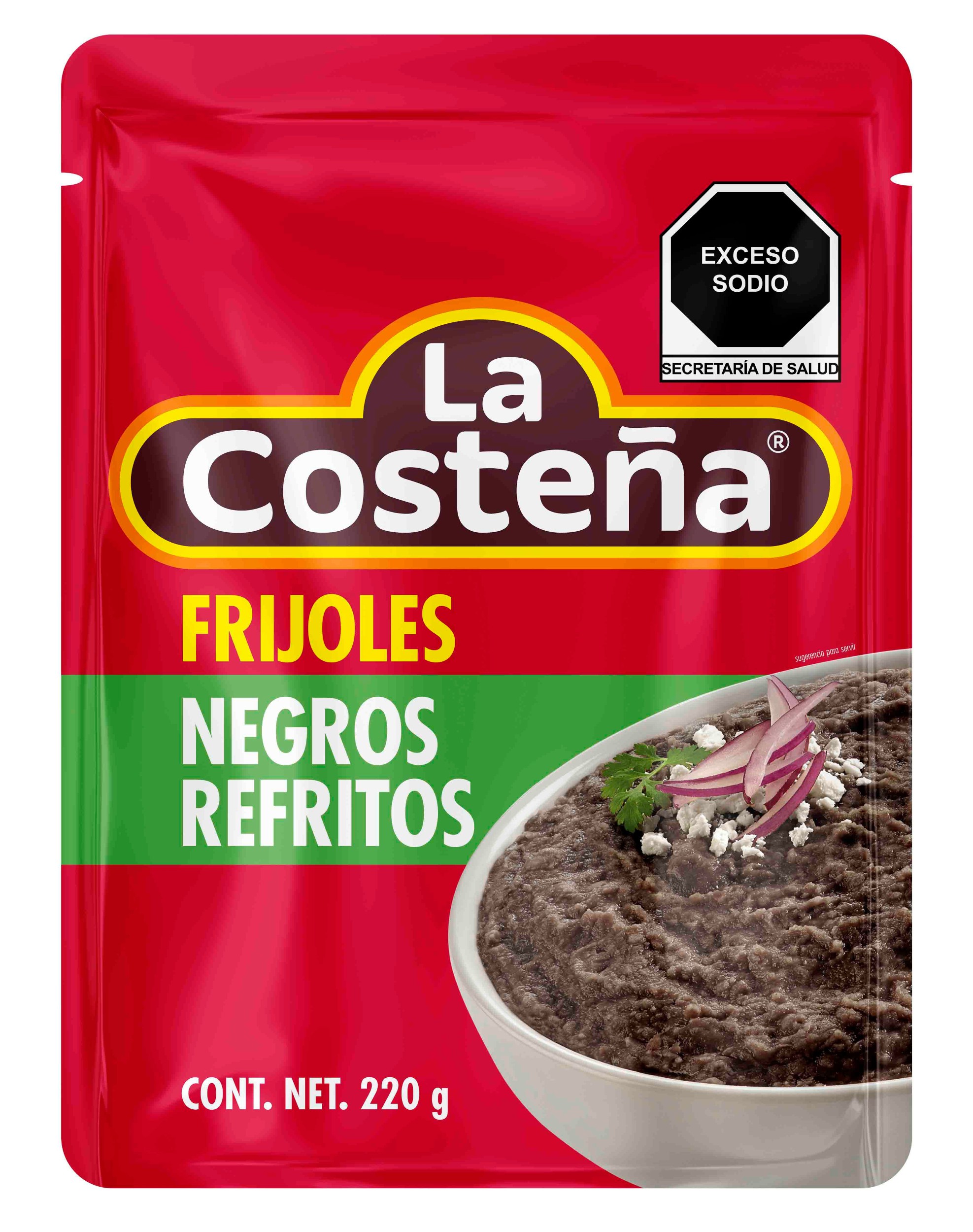Trvanlivé potraviny - La Costeňa Fazole černé Refried krém 220g