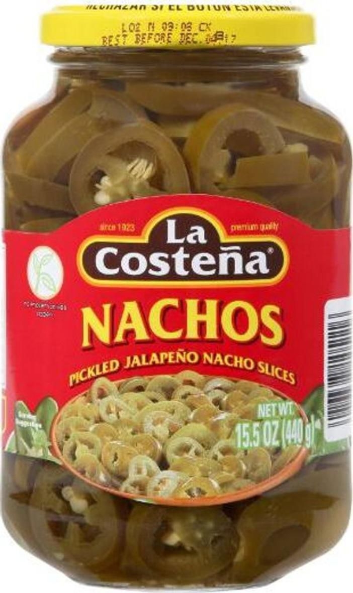 Trvanlivé potraviny - La Costeňa Nachos Krájené Jalapeños 440 g