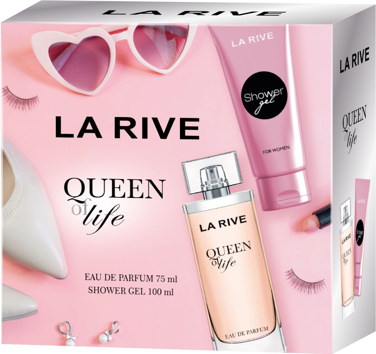 Drogerie a kosmetika - La Rive Queen of Life dárkový set EDP 75 ml + SG 100ml