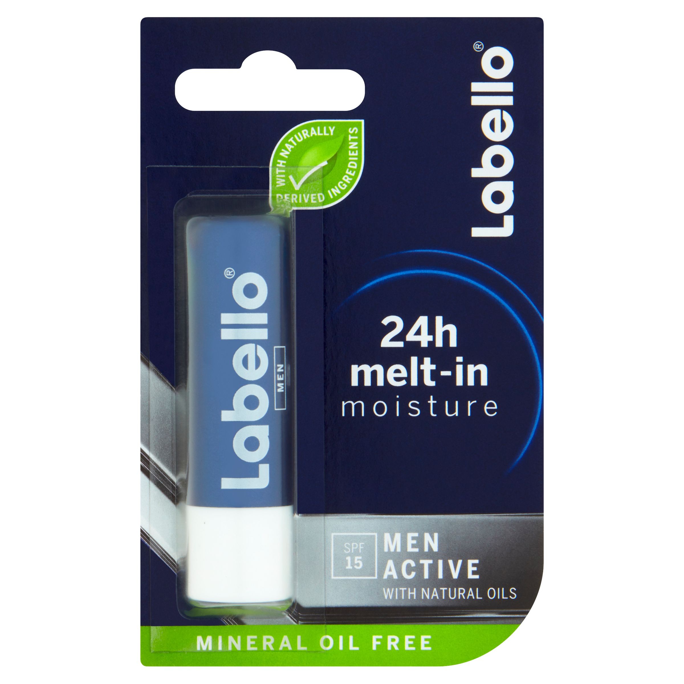 Drogerie a kosmetika - Labello Active For Men Balzám na rty 4,8 g