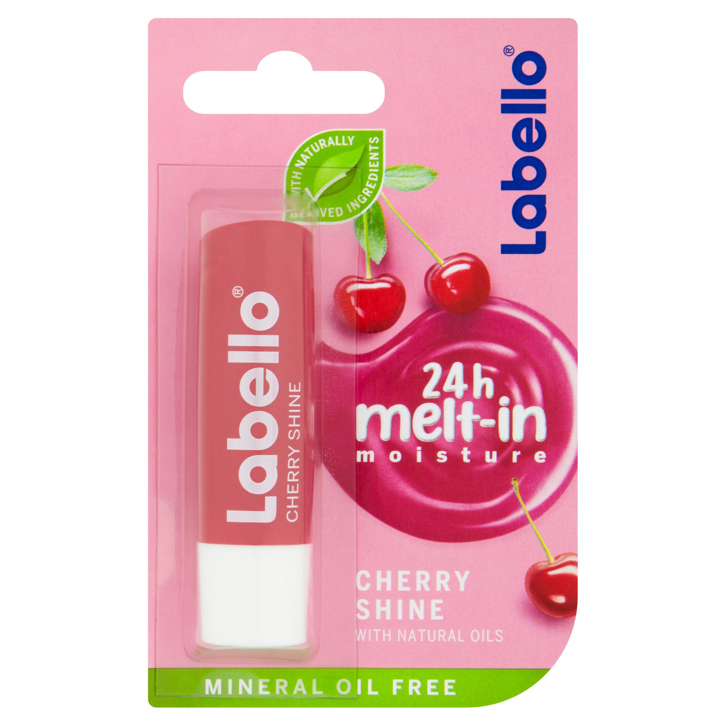 Drogerie a kosmetika - Labello Cherry Shine Tónovací balzám na rty 4,8 g
