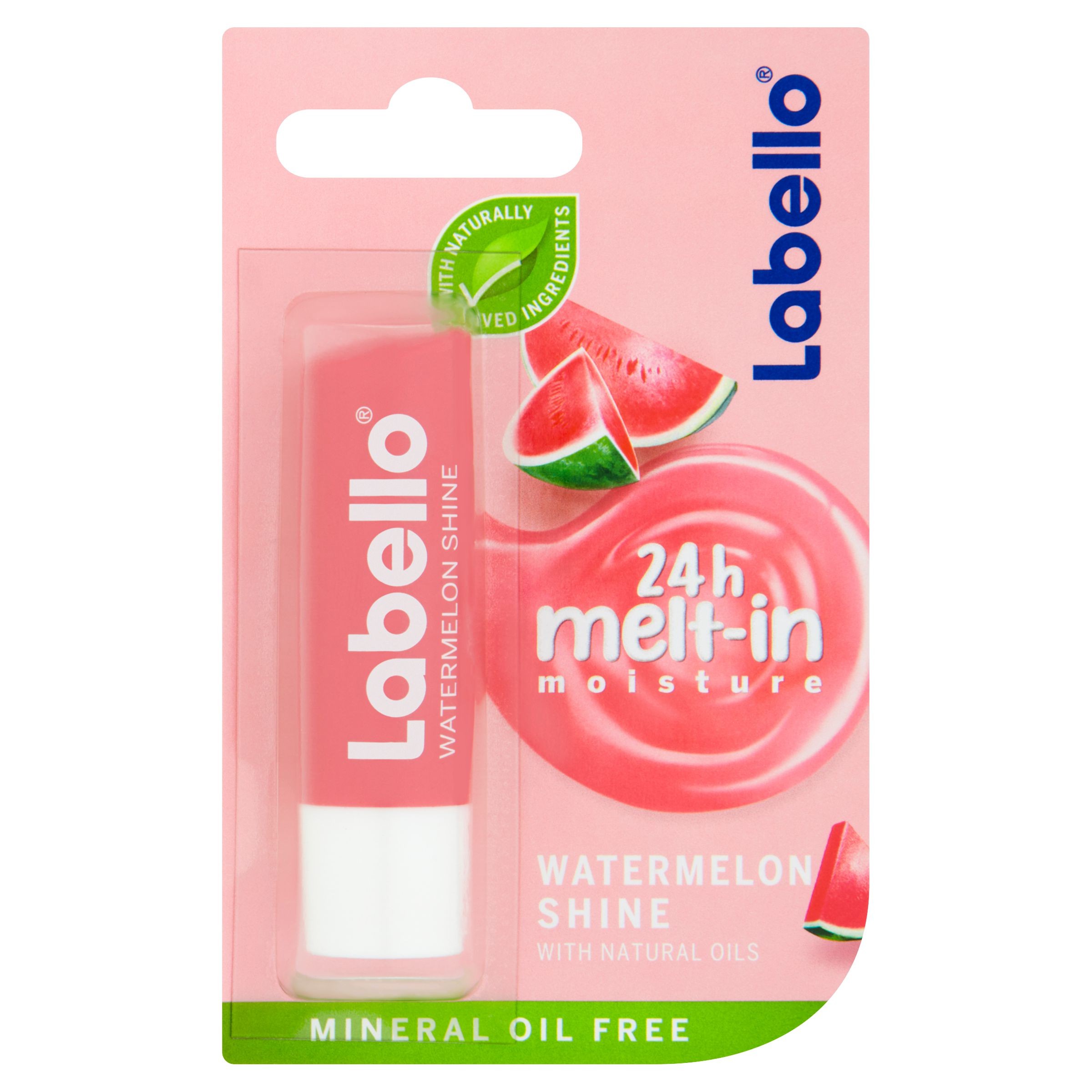 Drogerie a kosmetika - Labello Watermelon Shine Tónovací balzám na rty 4,8 g