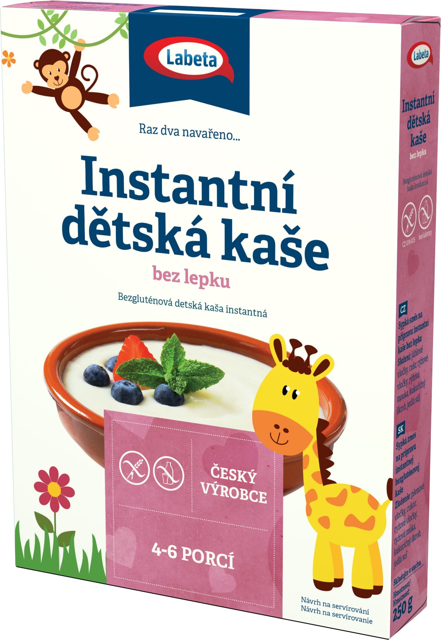 Zdravý svět - Labeta Dětská instantní kaše bez lepku 250g