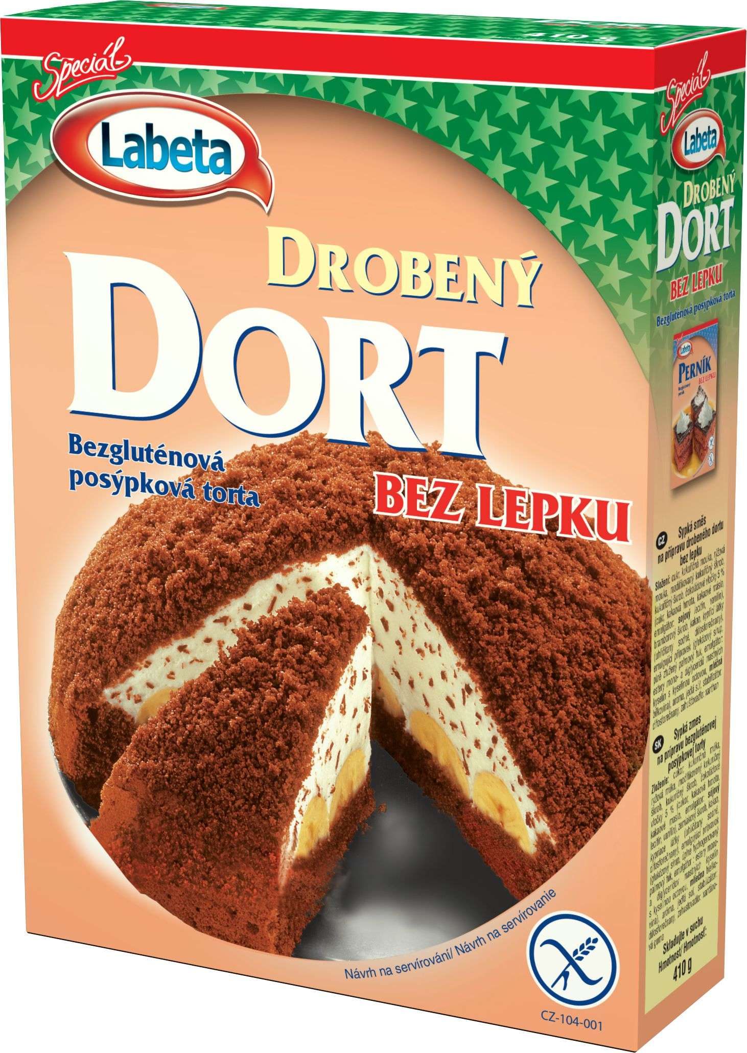 Zdravý svět - Labeta Drobený dort bez lepku 410g