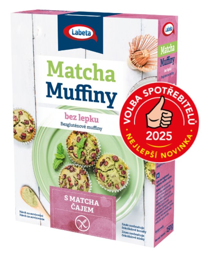 Labeta Matcha Muffiny bez lepku 250g-1