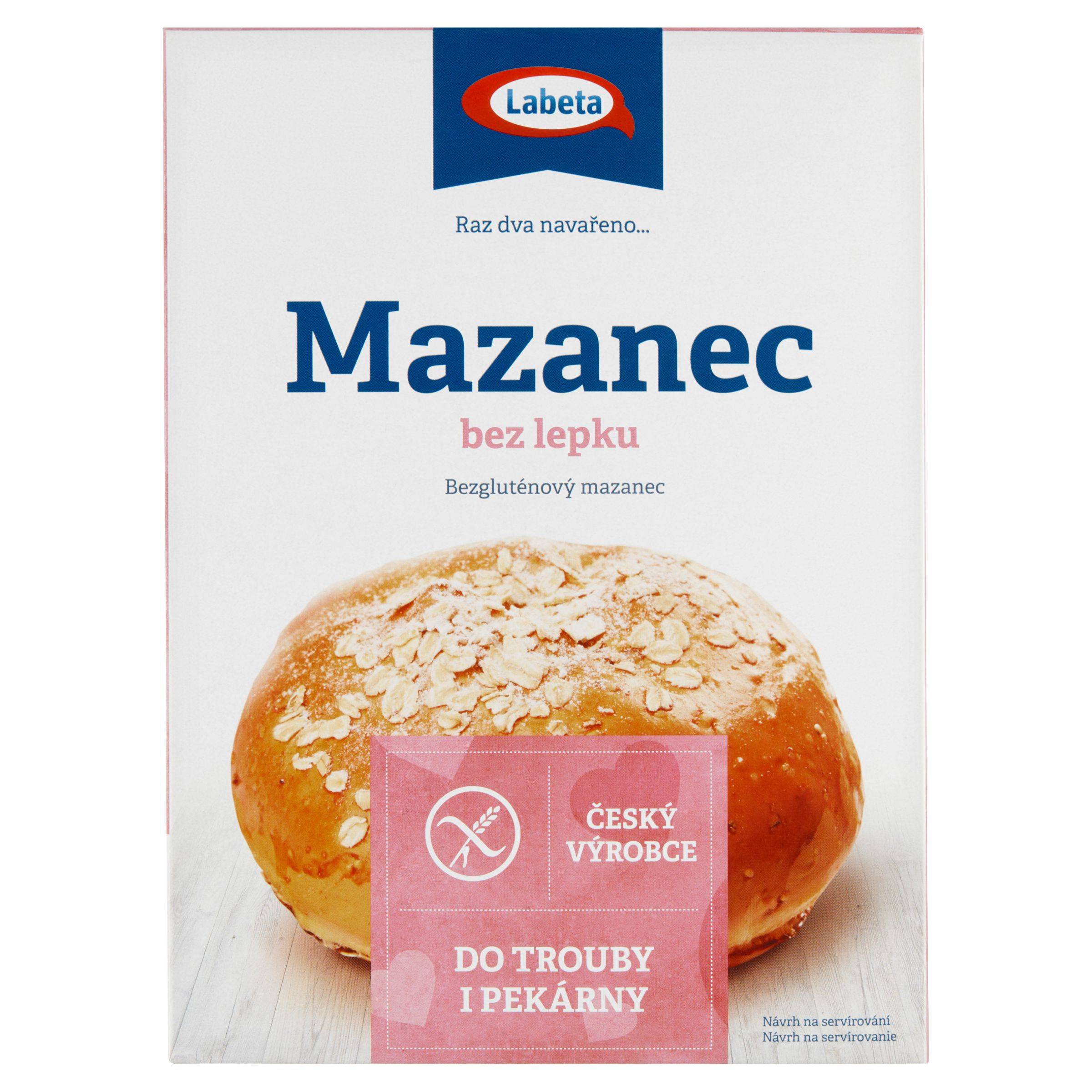Trvanlivé potraviny - Labeta Mazanec bez lepku 500 g