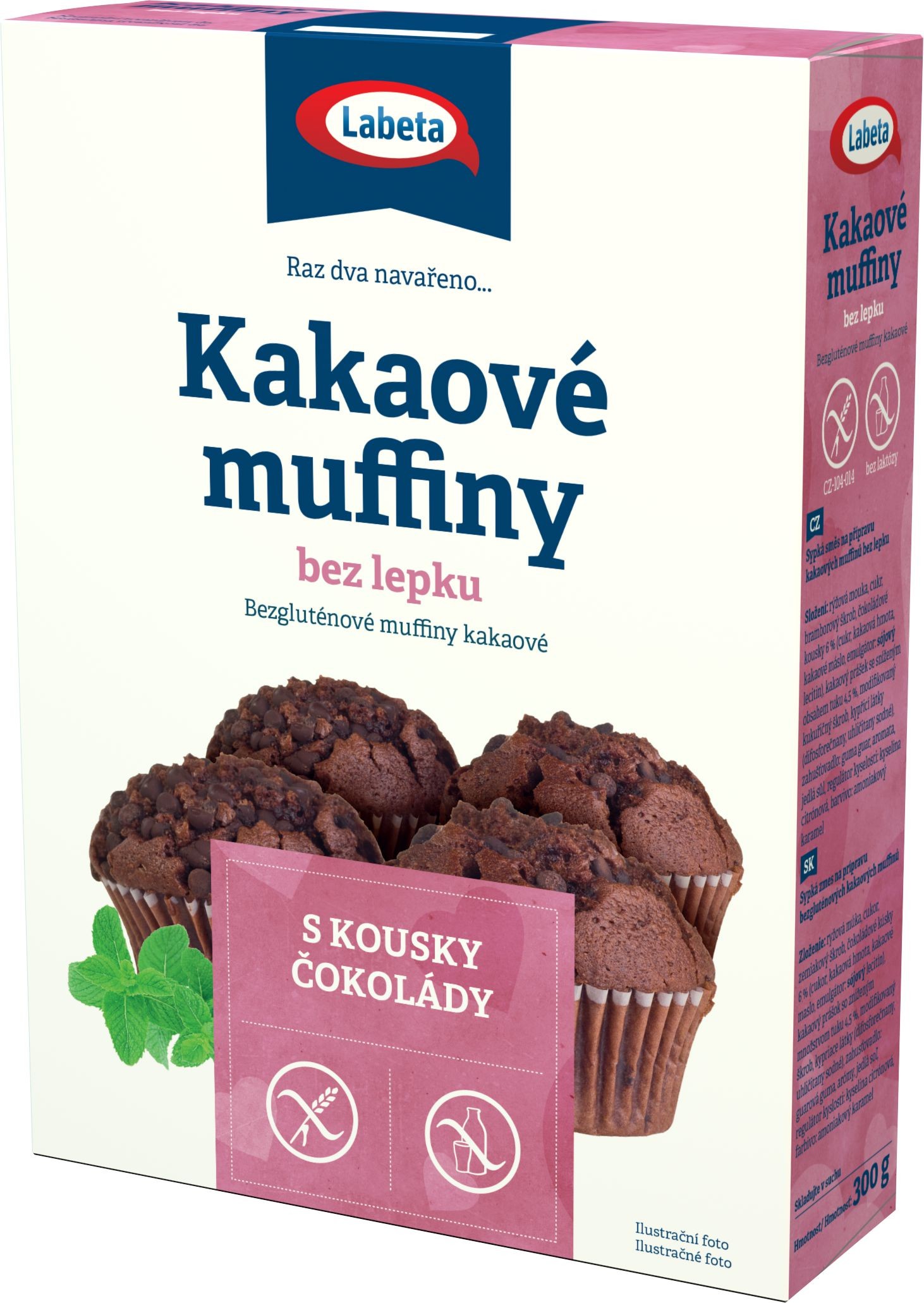 Zdravý svět - Labeta Muffiny kakaové bez lepku 300 g