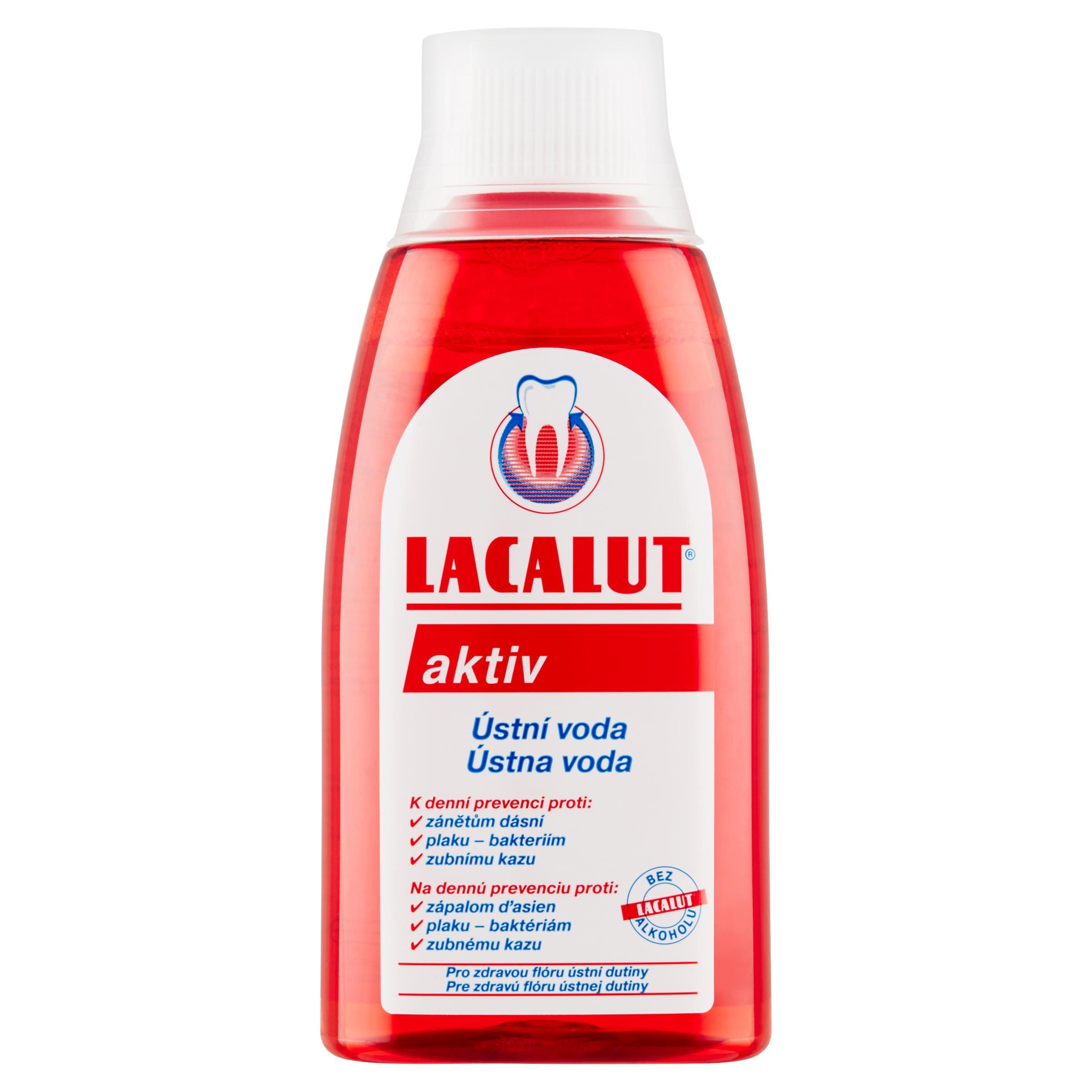 Drogerie a kosmetika - Lacalut Aktiv Ústní voda 300ml