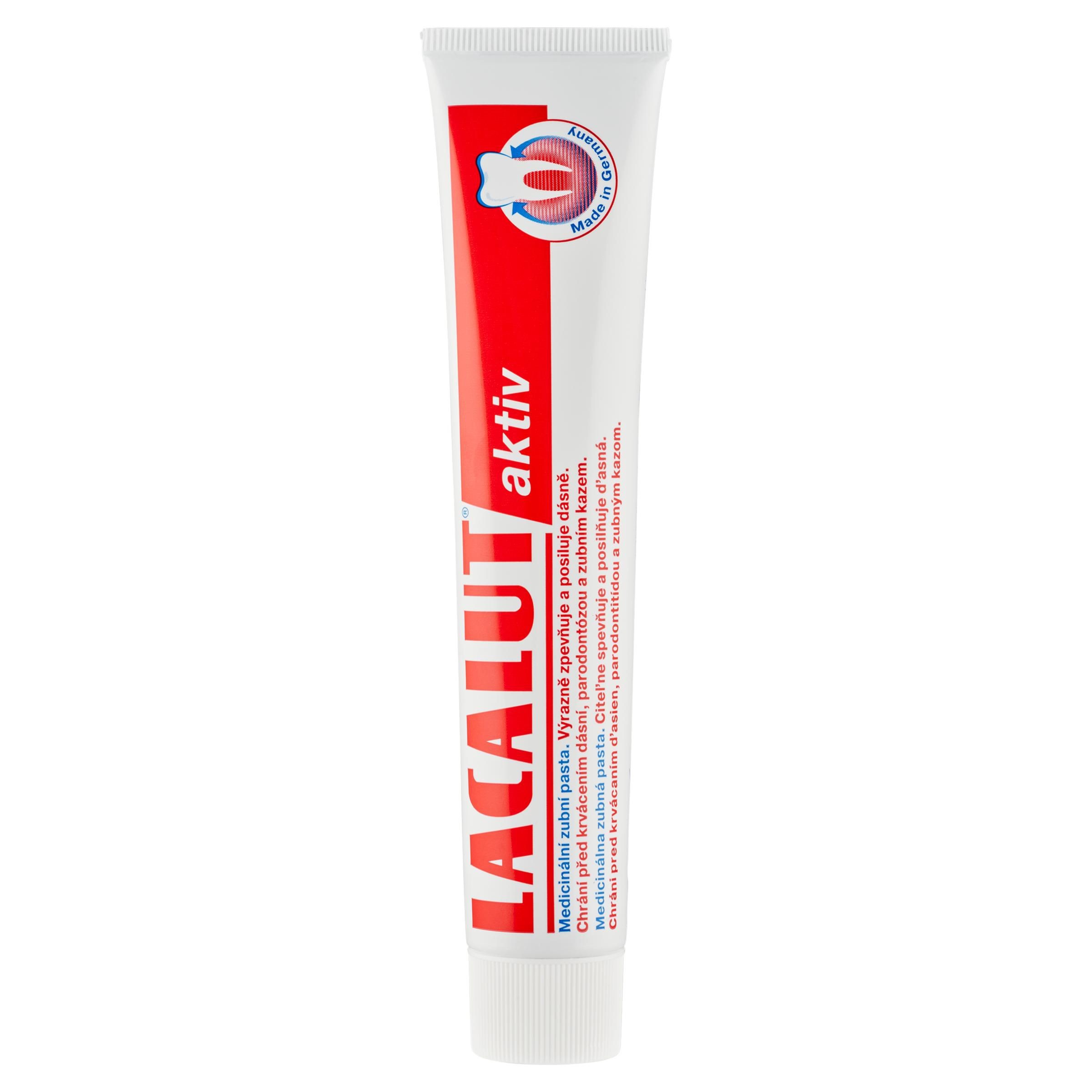 Drogerie a kosmetika - Lacalut Aktiv zubní pasta 75ml