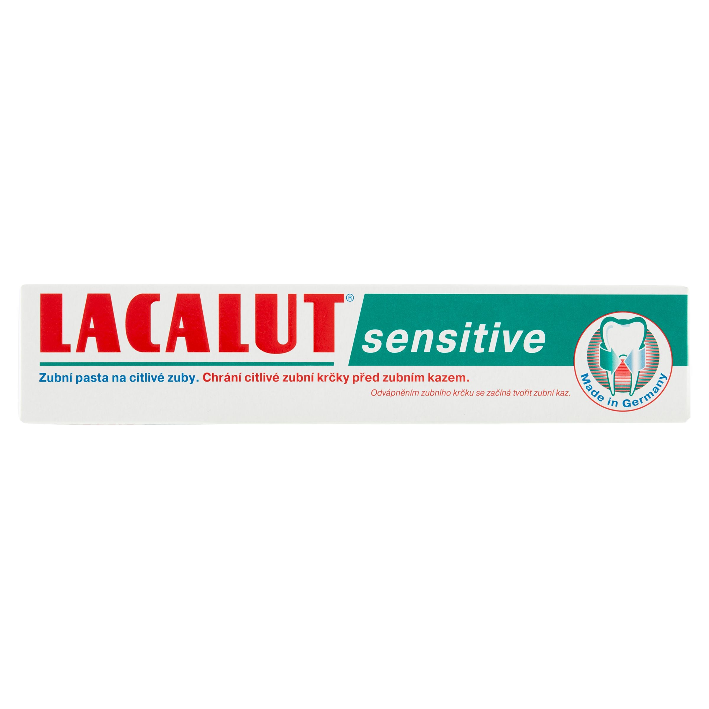 Drogerie a kosmetika - Lacalut Sensitive zubní pasta 75 ml