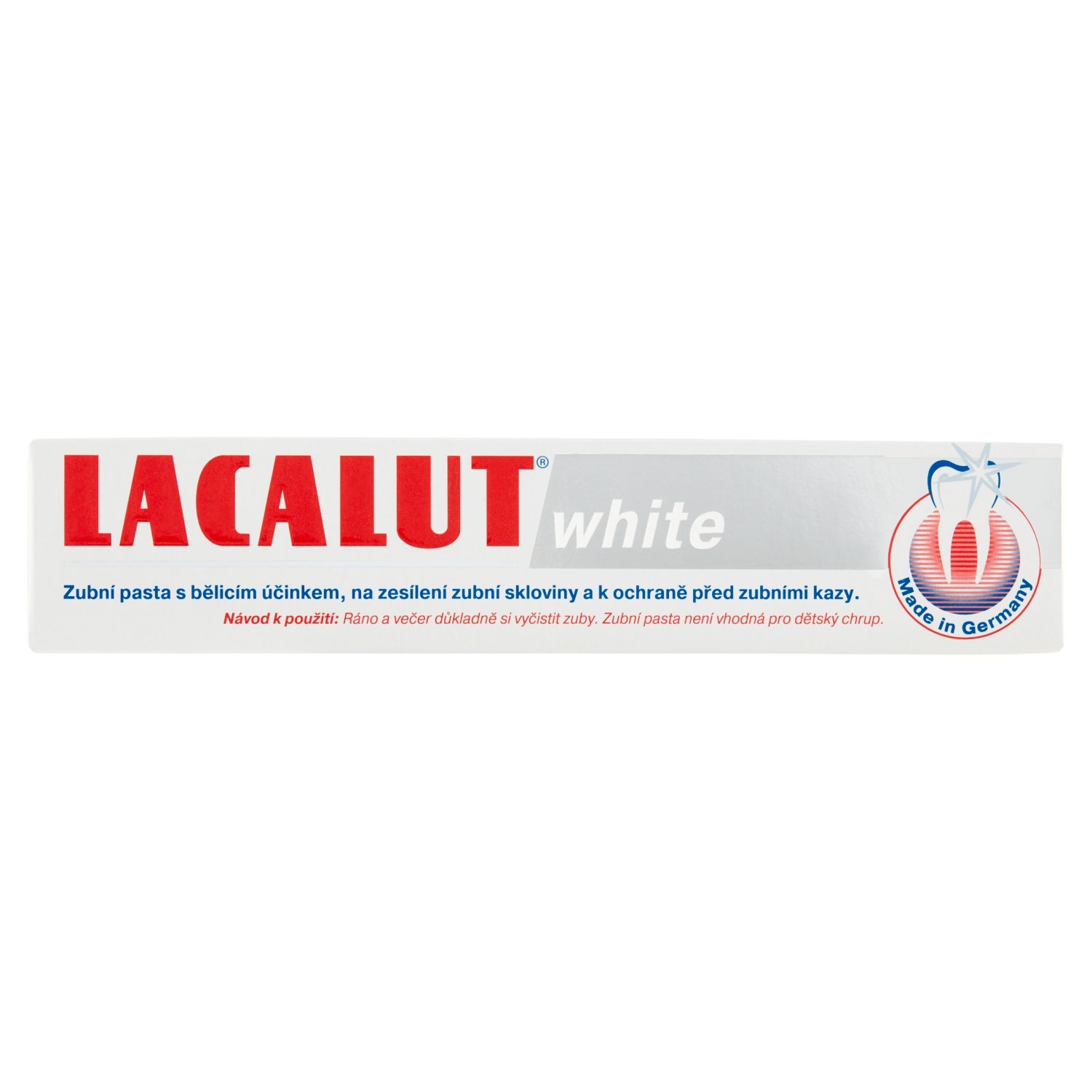 Drogerie a kosmetika - Lacalut White zubní pasta 75 ml