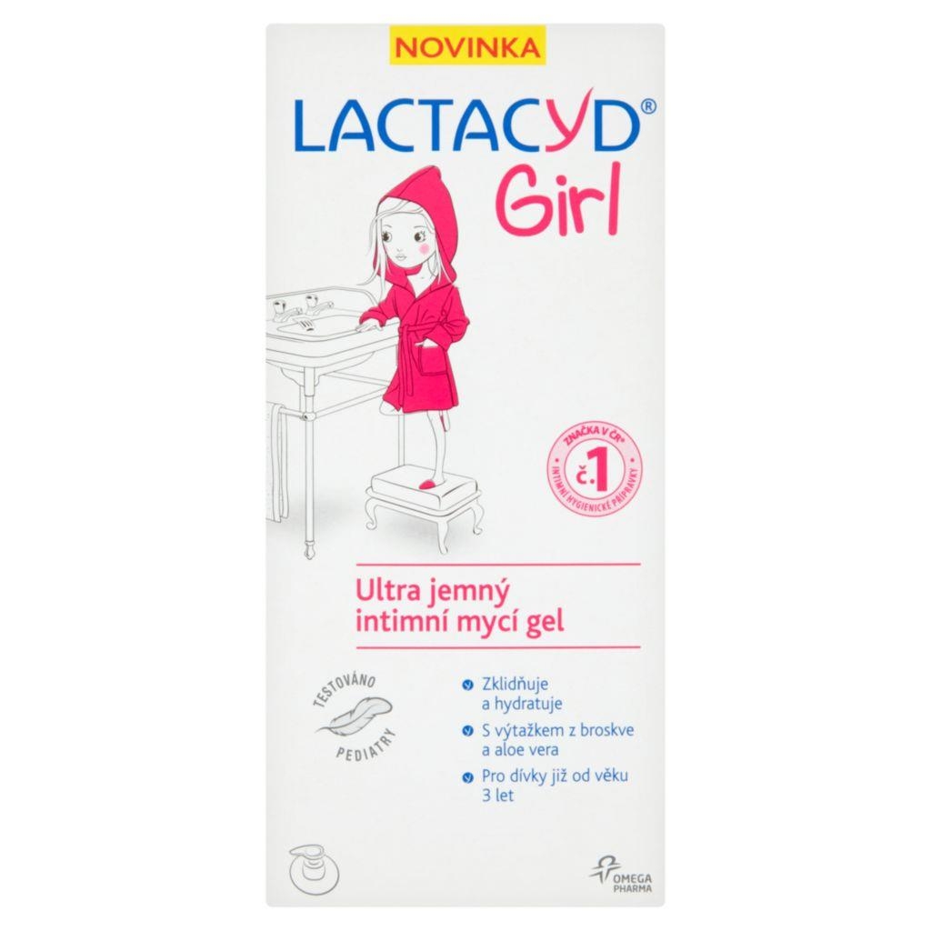 Drogerie a kosmetika - Lactacyd Girl ultra jemný intimní mycí gel 200ml