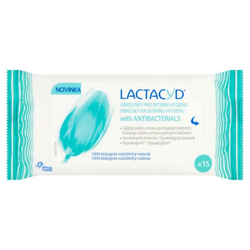 Drogerie a kosmetika - Lactacyd Ubrousky pro intimní hygienu 15 ks