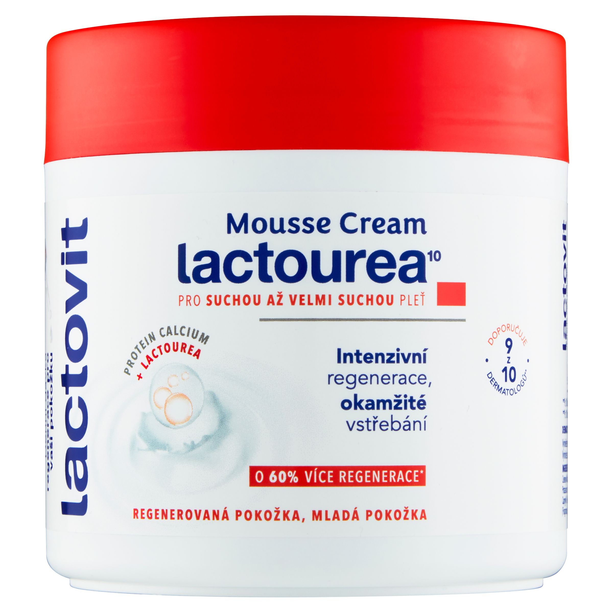 Drogerie a kosmetika - Lactovit Lactourea¹⁰ Mousse Cream hydratační pěnový krém 400ml