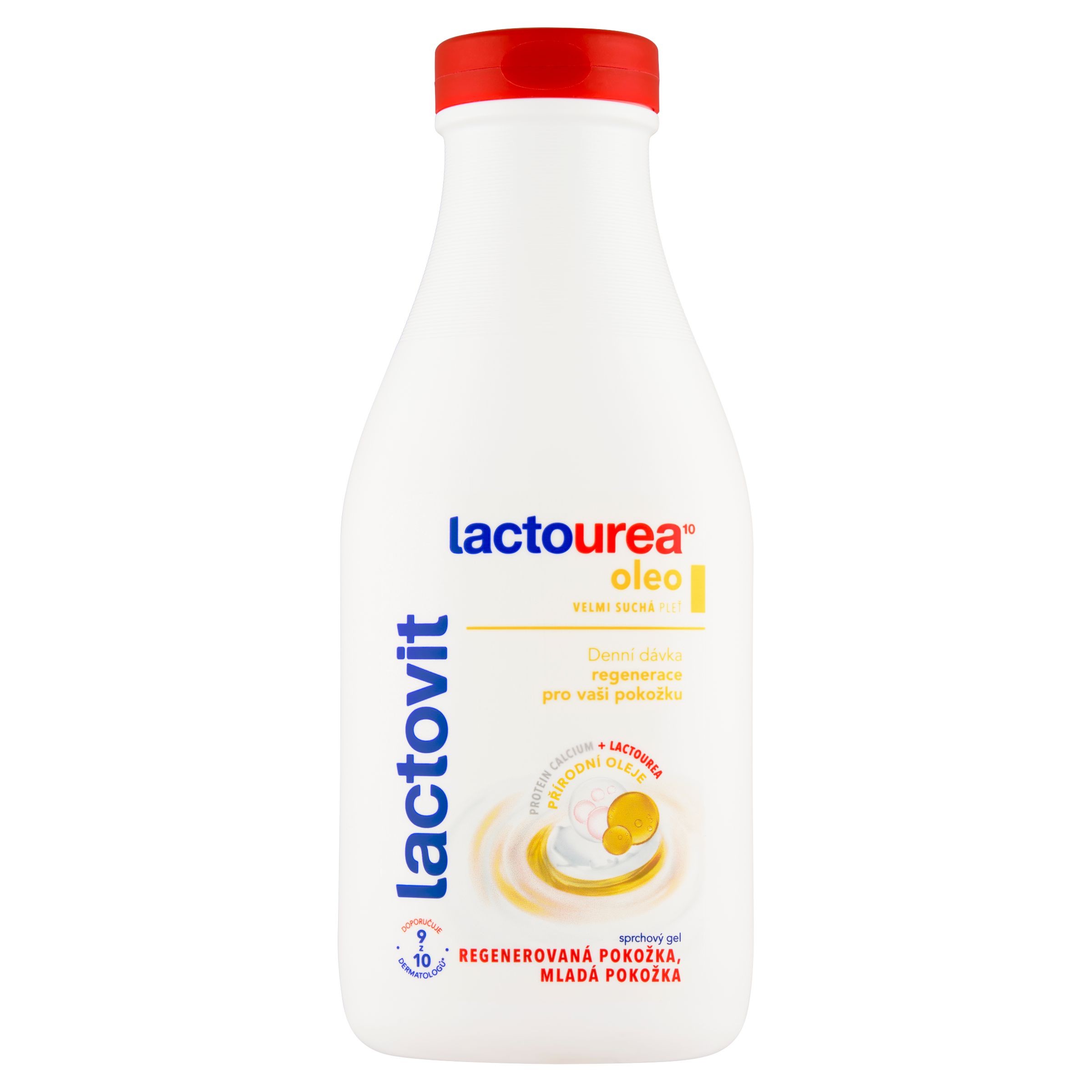 Drogerie a kosmetika - Lactovit sprchový gel Lactourea Oleo 500 ml