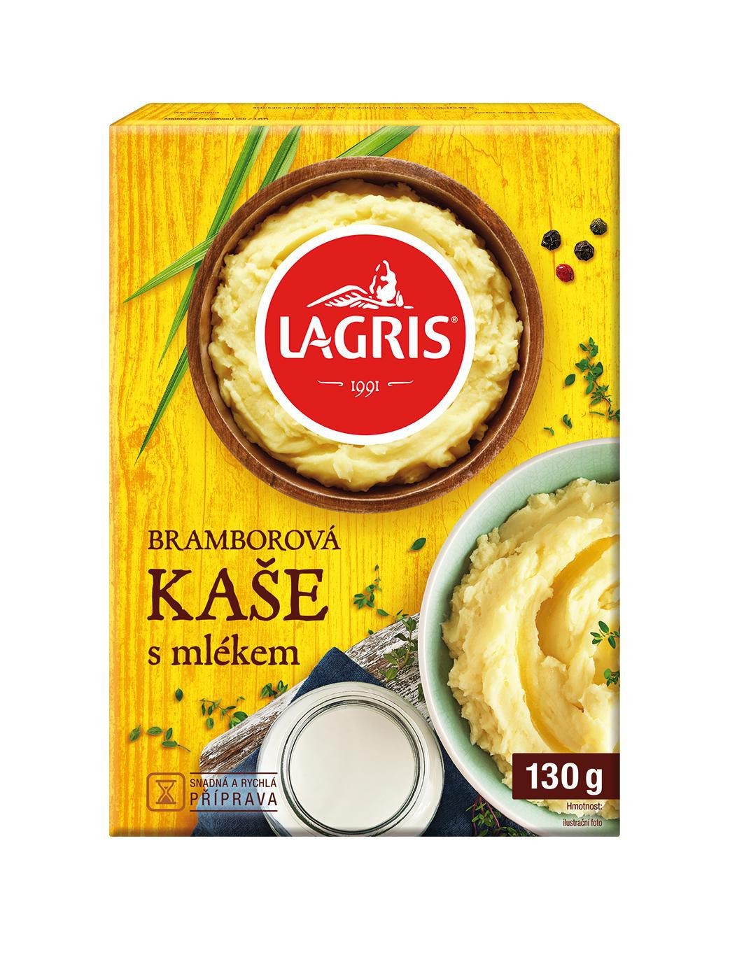 Trvanlivé potraviny - Lagris Bramborová kaše s mlékem 130 g