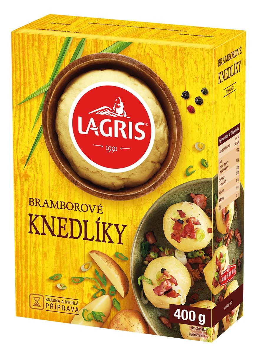 Trvanlivé potraviny - Lagris Bramborové knedlíky 400g