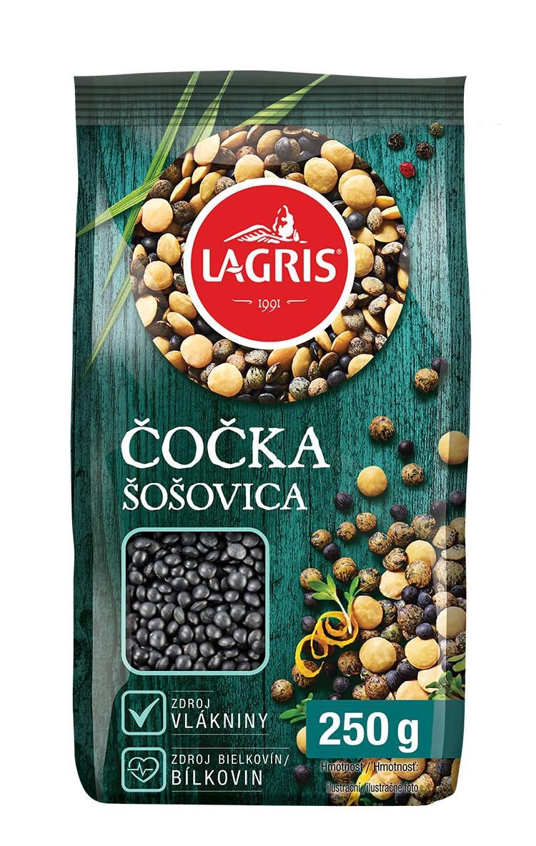 Trvanlivé potraviny - Lagris Čočka beluga 250 g