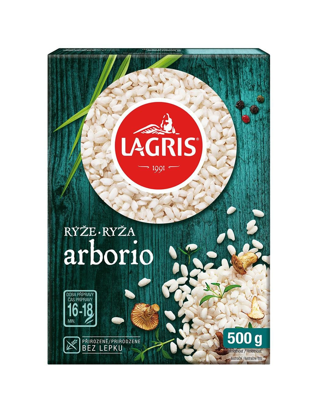 Trvanlivé potraviny - Lagris Rýže arborio 500 g