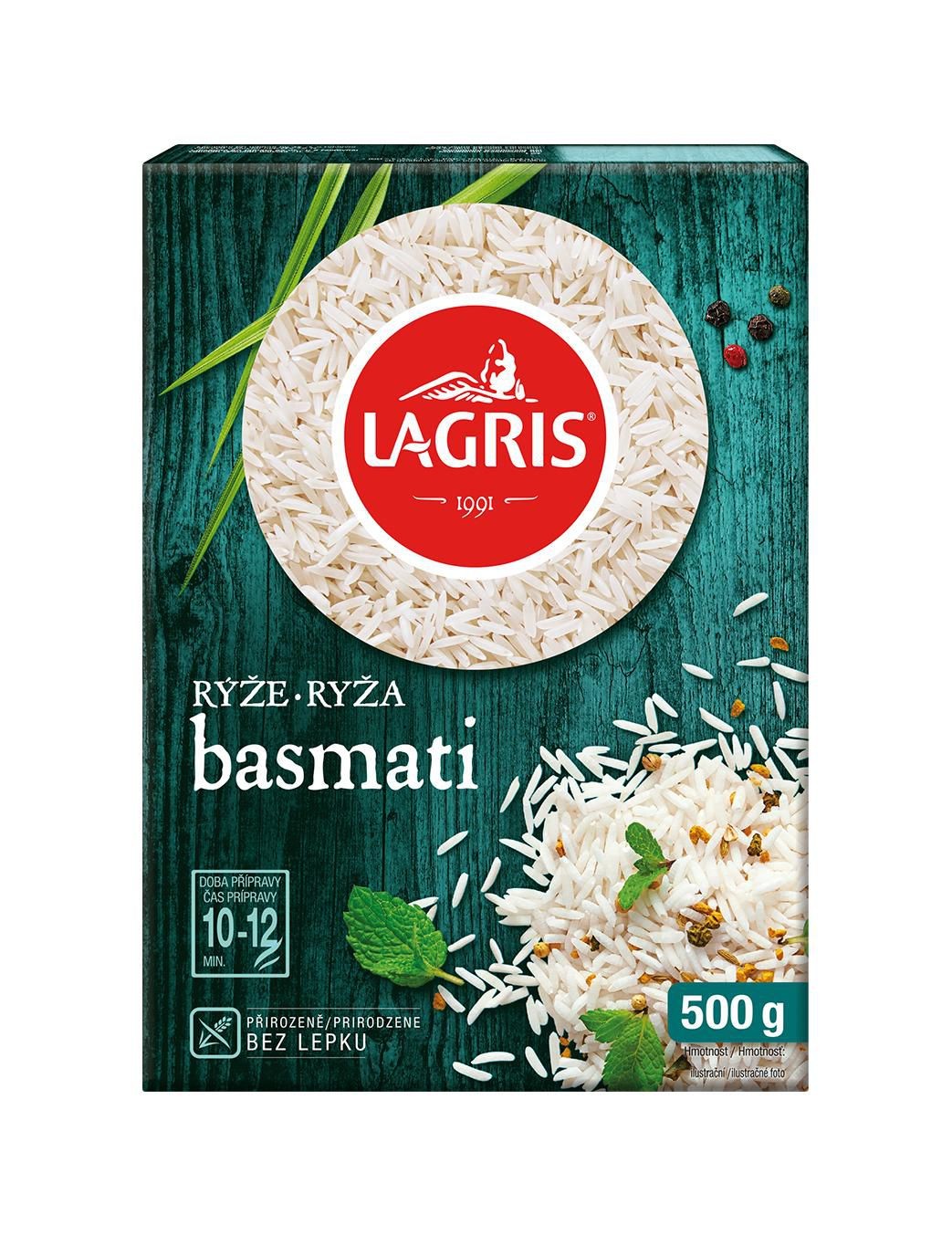 Trvanlivé potraviny - Lagris Rýže basmati dlouhozrnná 500 g