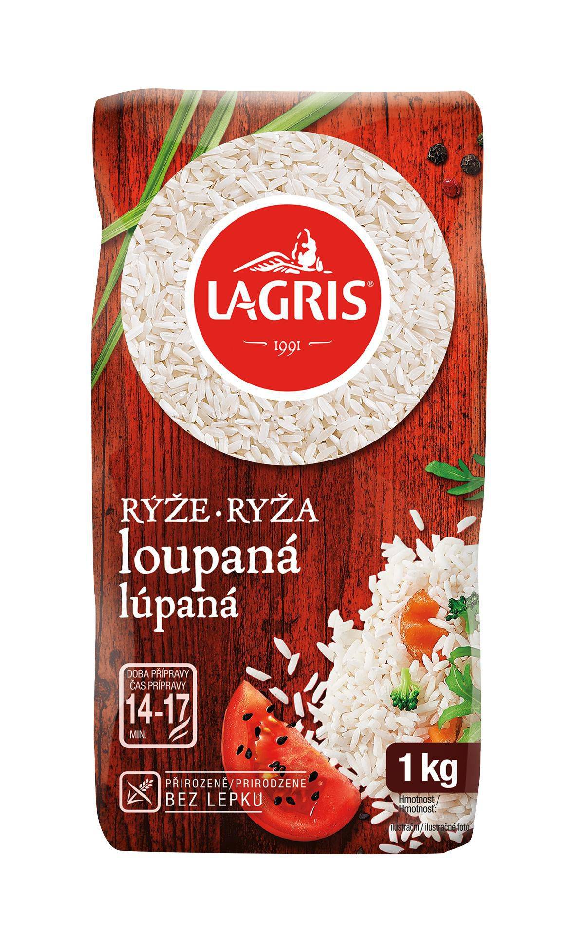 Trvanlivé potraviny - Lagris Rýže dlouhozrnná extra kvalita 1 kg