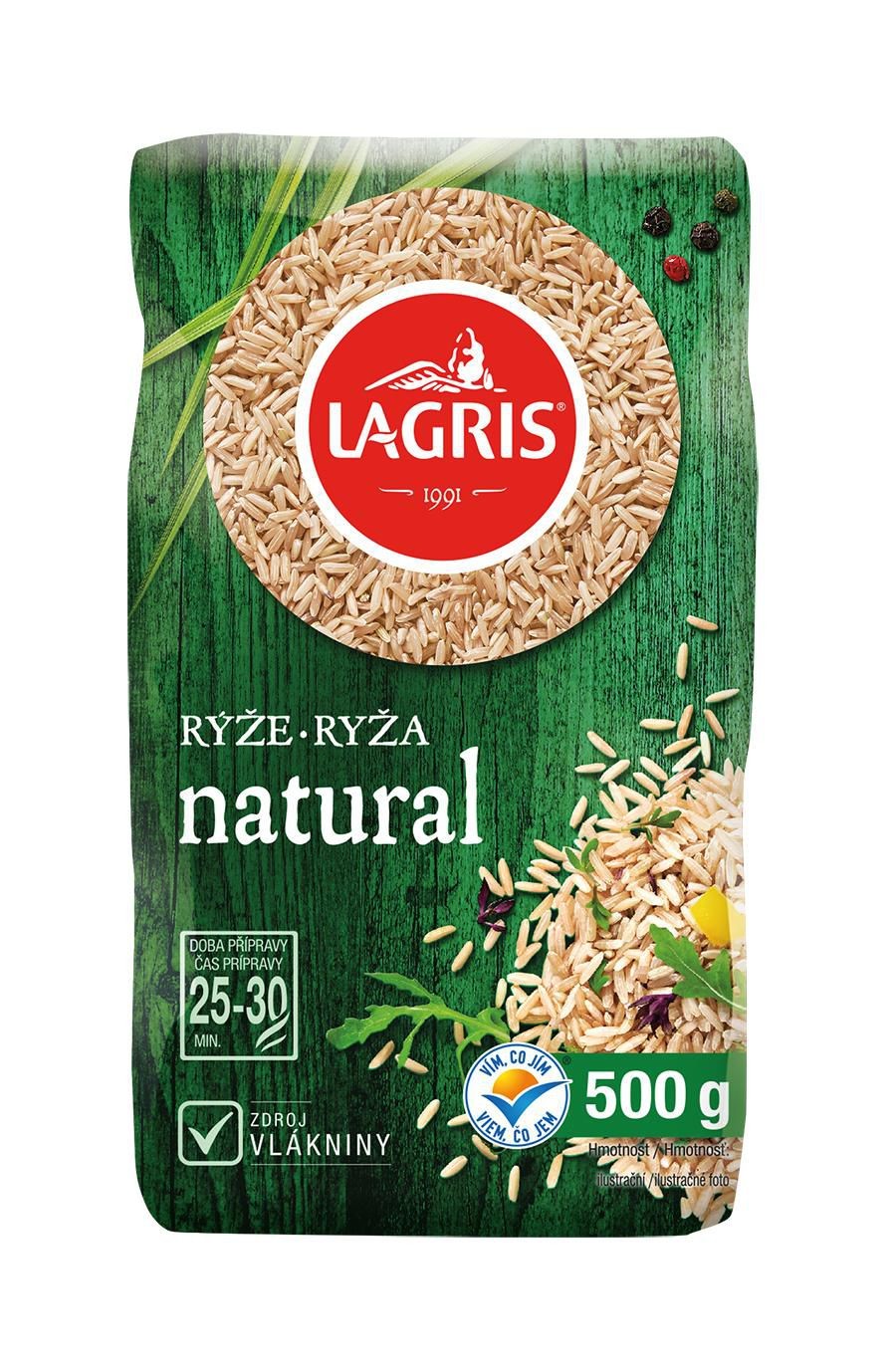 Trvanlivé potraviny - Lagris Rýže natural 500 g