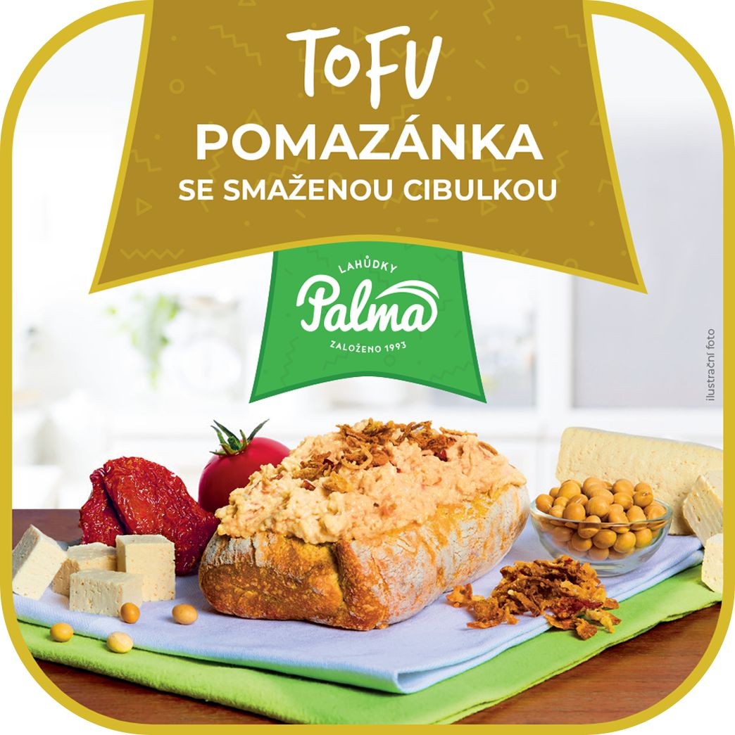 Zdravý svět - Lahůdky Palma Tofu pomazánka se smaženou cibulkou 150 g