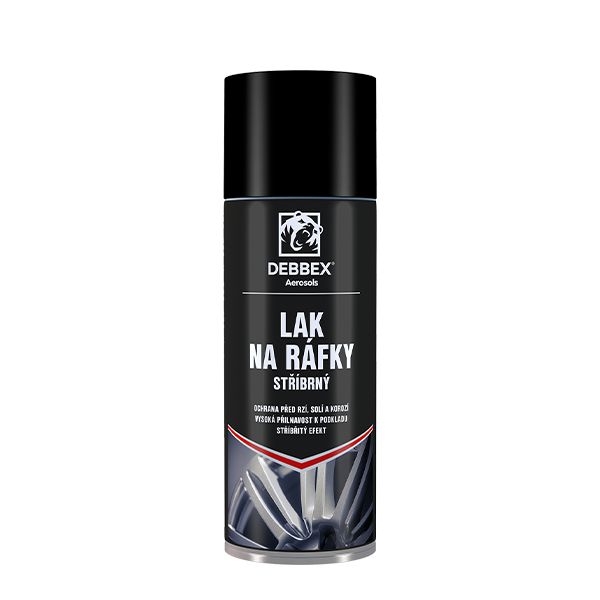 Lak na ráfky – stříbrný