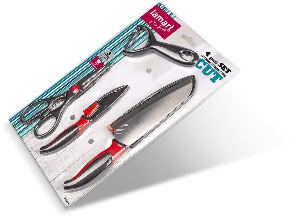 Domácnost a Zahrada - Lamart LT2098 sada Cut, nože, nůžky, škrabka