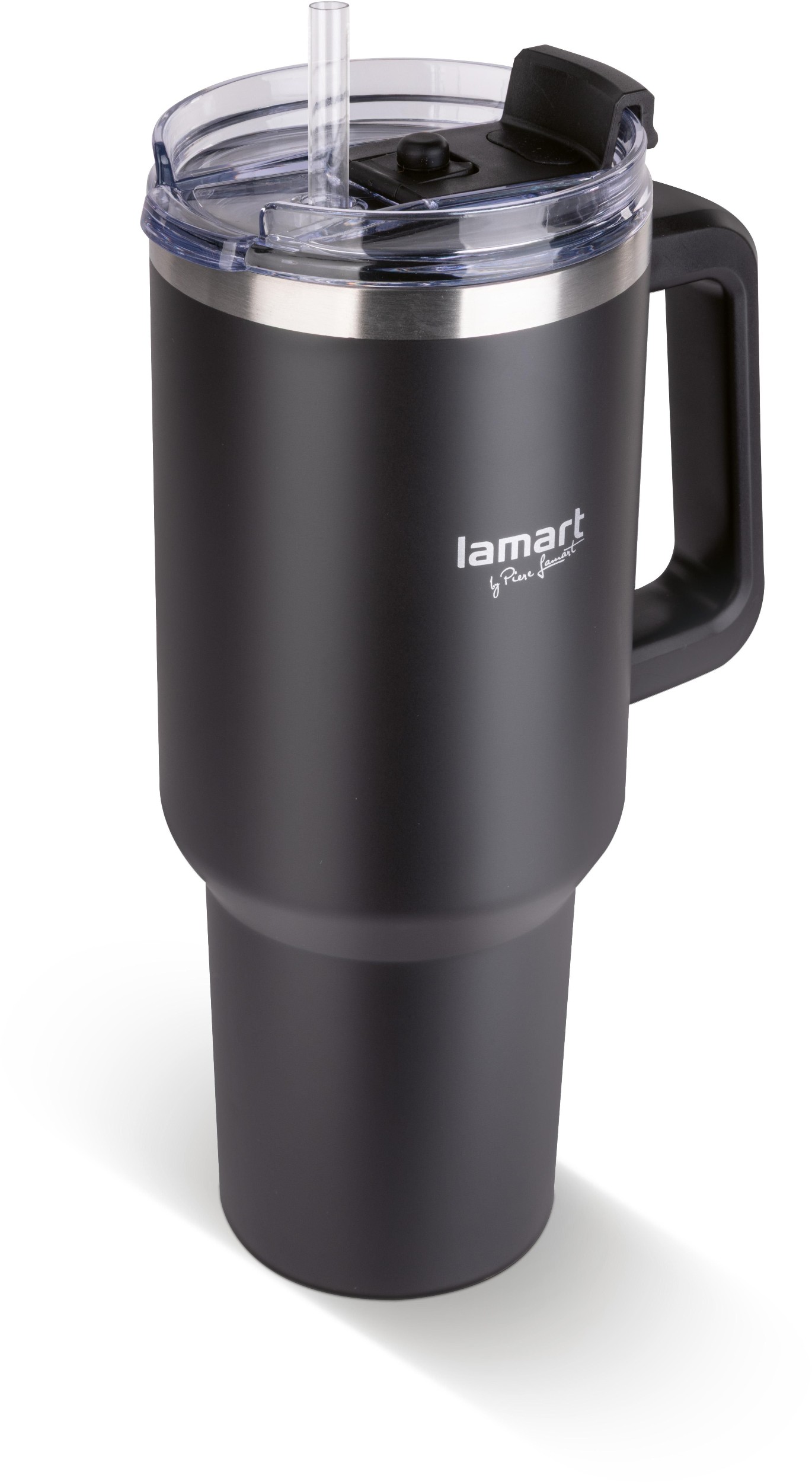 Domácnost a Zahrada - Lamart LT4091 Termohrnek černý 0,9 L Huge