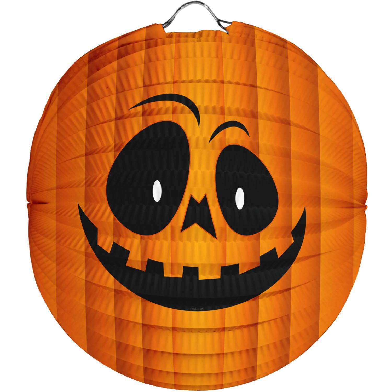 Domácnost a Zahrada - Lampión, kulatý 22cm, Halloween dýně