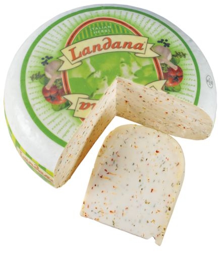 Mléčné a chlazené - Landana Sýr kozí Italské bylinky - cca 120 g