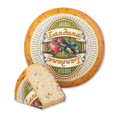 Mléčné a chlazené - Landana Sýr olivy, rajče - cca 120 g