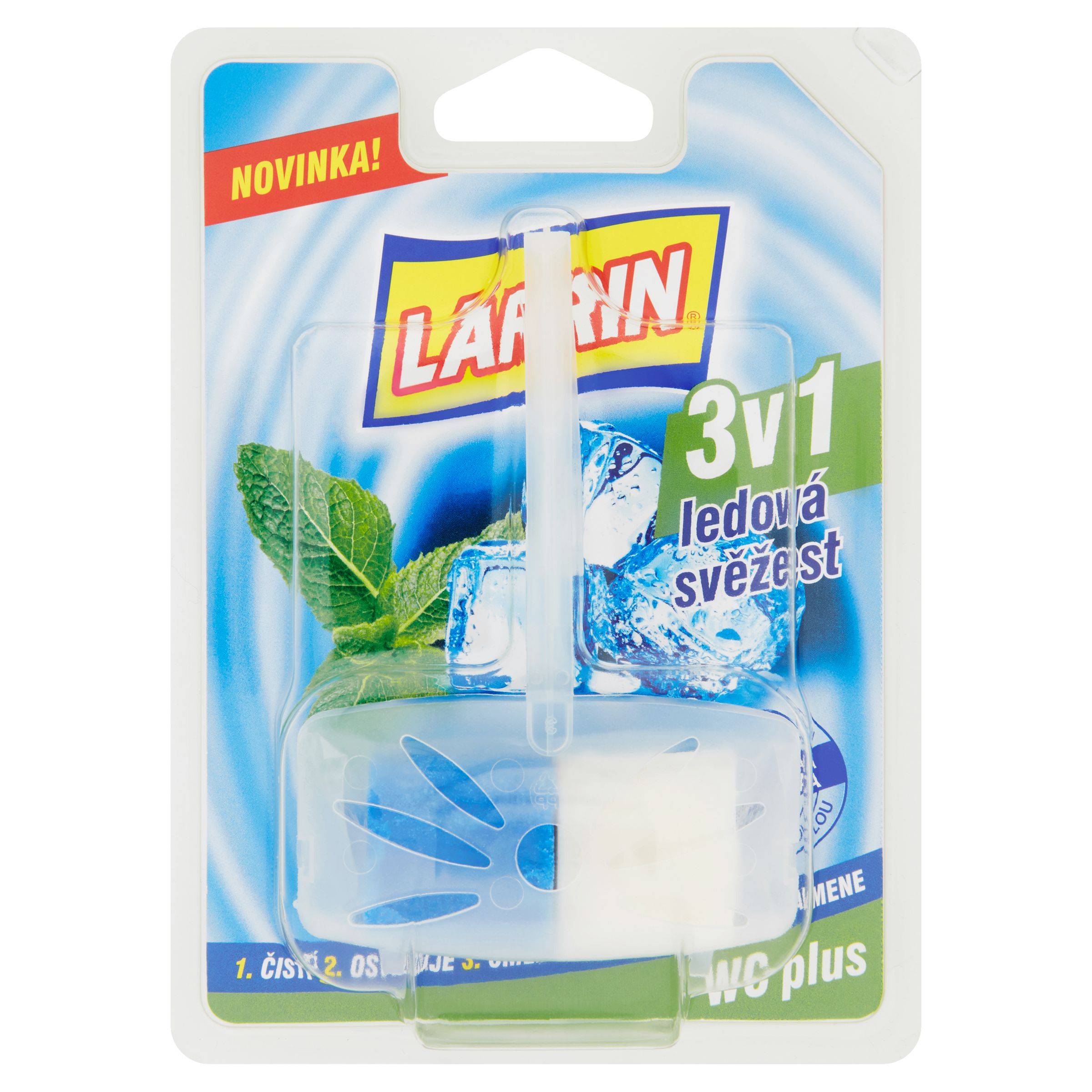 Drogerie a kosmetika - Larrin WC blok modrý závěs 40 g