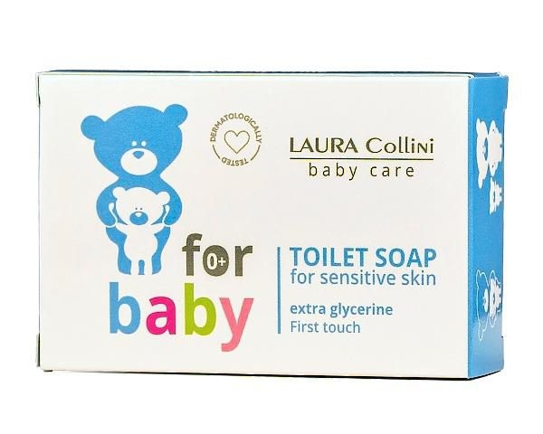 Drogerie a kosmetika - Laura Collini Dětské toaletní mýdlo, 100 g