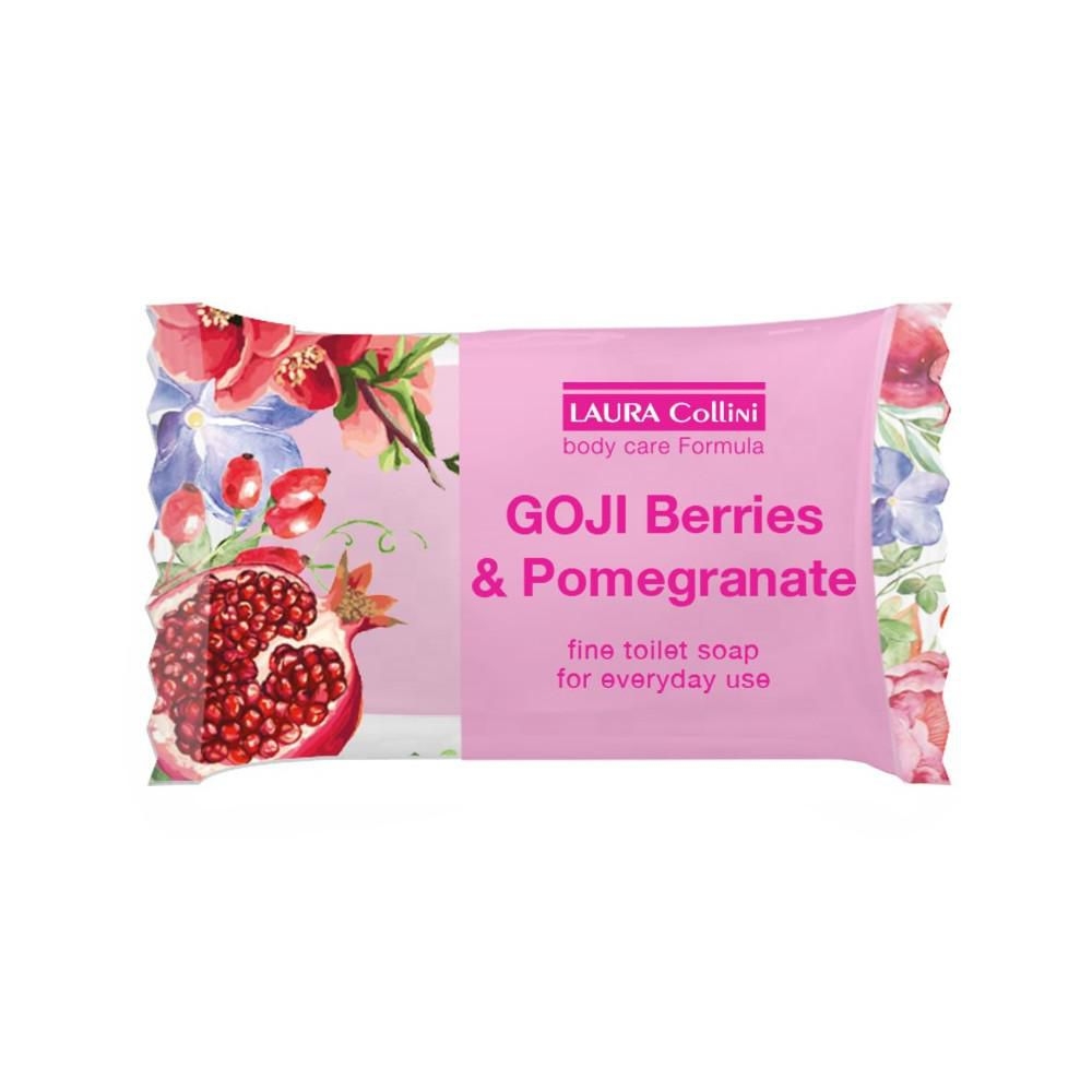 Drogerie a kosmetika - Laura Collini Toaletní mýdlo Goji Berries & pomegranate, 90 g
